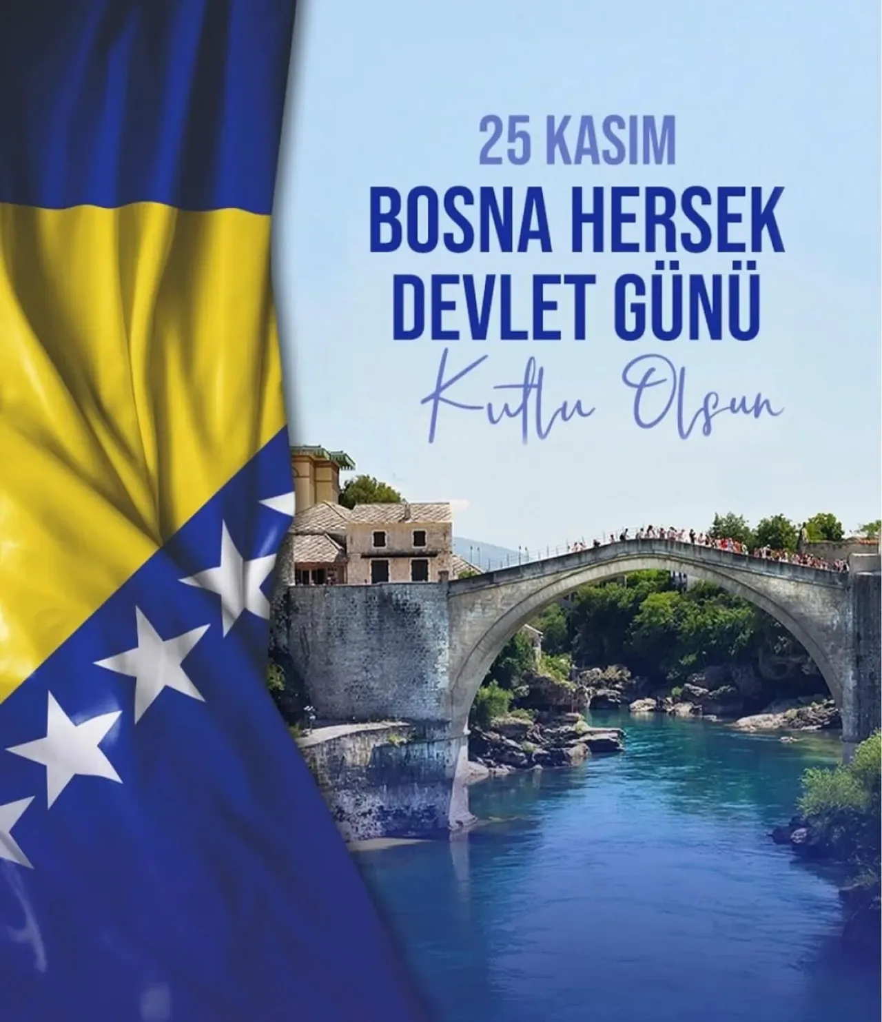 Bosna Hersek'in 25 Kasım Devlet Günü Kutlandı Bosna Hersek'in 25 Kasım Devlet Günü Kutlandı