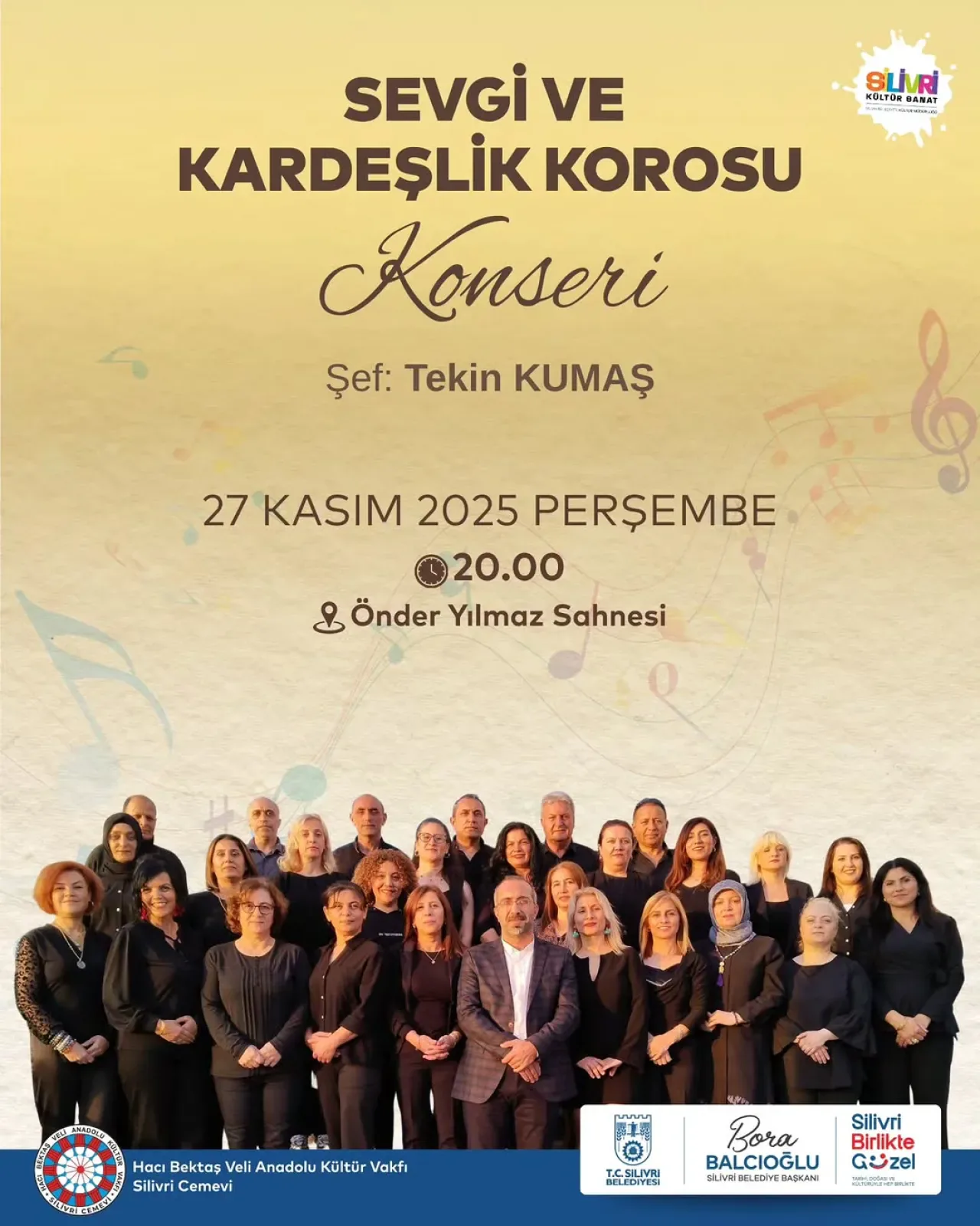 Silivri'de Sevgi ve Kardeşlik Korosu Konseri Düzenleniyor Silivri'de Sevgi ve Kardeşlik Korosu Konseri Düzenleniyor
