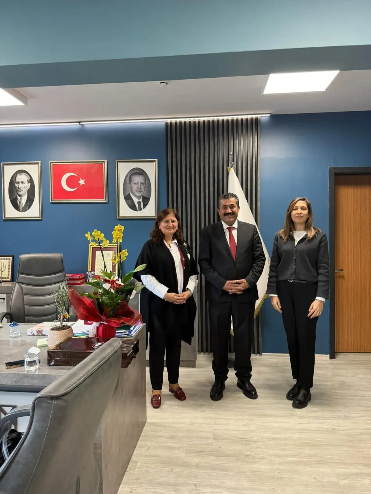 Kâğıthane'de Sağlık ve Milli Eğitim Müdürlükleri Arasında Protokol Ziyareti Kâğıthane'de Sağlık ve Milli Eğitim Müdürlükleri Arasında Protokol Ziyareti