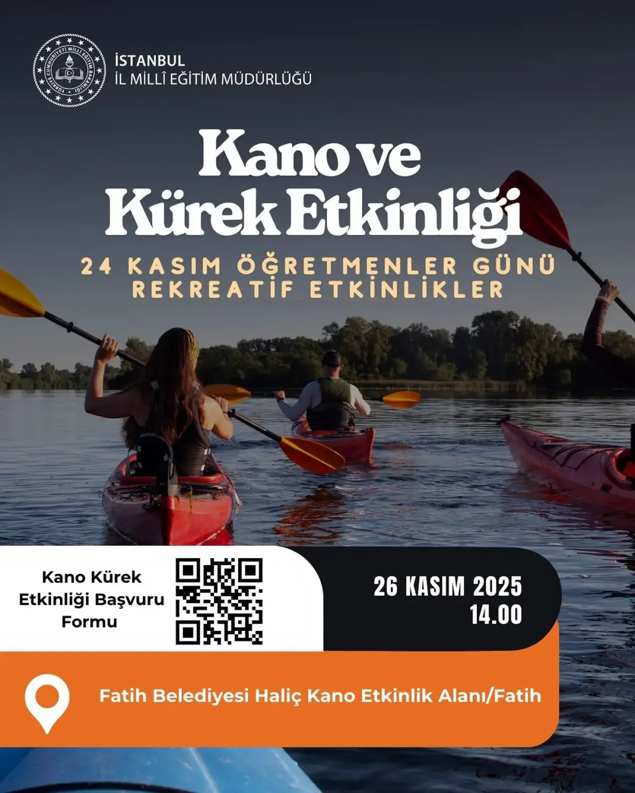 Kâğıthane'de Öğretmenler için Haliç'te Kürek Etkinliği Düzenleniyor Kâğıthane'de Öğretmenler için Haliç'te Kürek Etkinliği Düzenleniyor