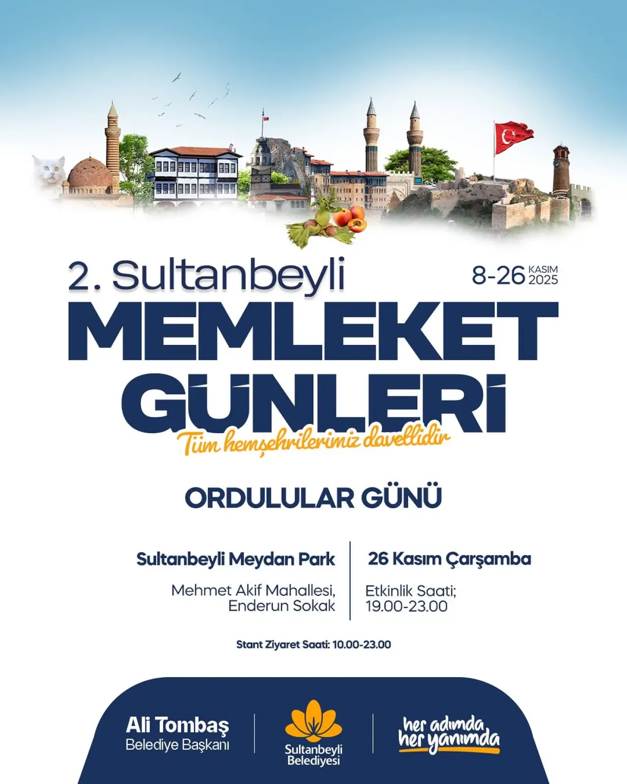 Sultanbeyli'de Ordu Kültürü ve Lezzetleri Tanıtılacak Sultanbeyli'de Ordu Kültürü ve Lezzetleri Tanıtılacak