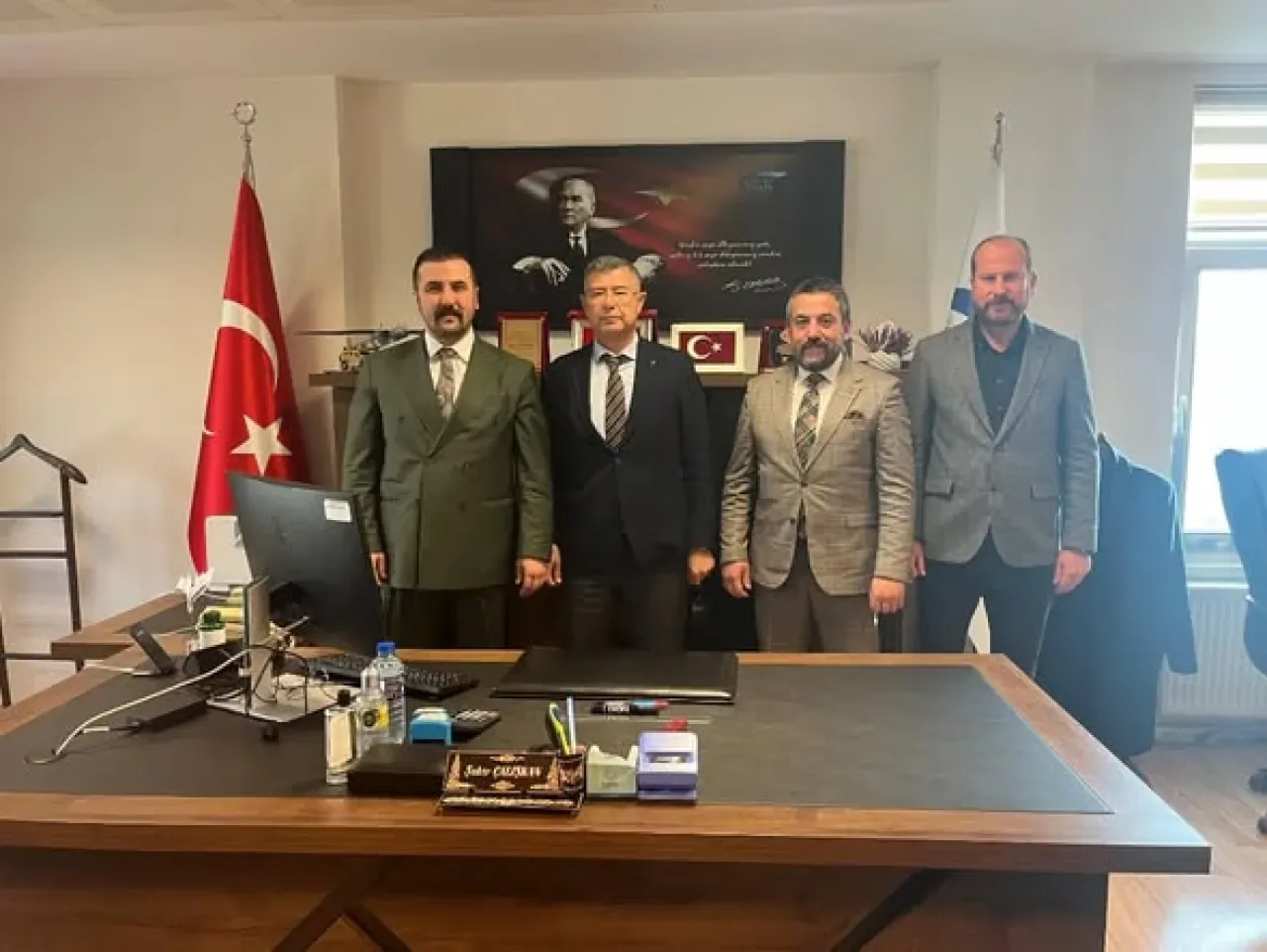 MHP Kahramankazan İlçe Başkanlığı, SGK İlçe Müdürünü Ziyaret Etti MHP Kahramankazan İlçe Başkanlığı, SGK İlçe Müdürünü Ziyaret Etti