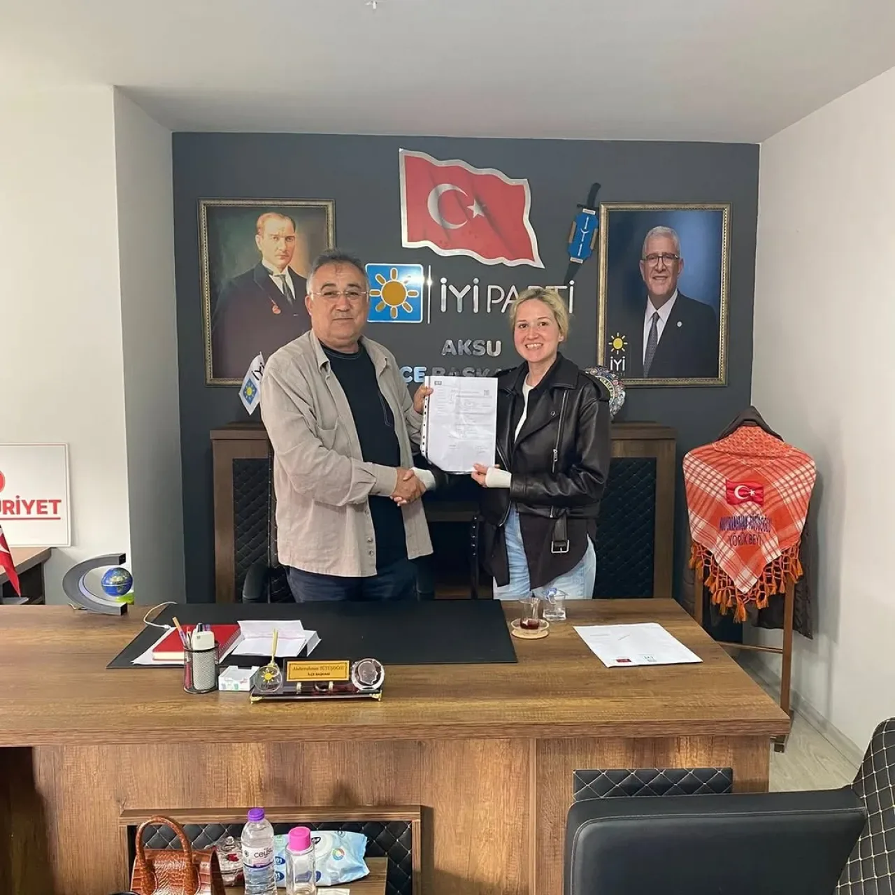 Gizem Eceoğlu, İYİ Parti Aksu İlçe Başkanlığı'na Üye Oldu Gizem Eceoğlu, İYİ Parti Aksu İlçe Başkanlığı'na Üye Oldu