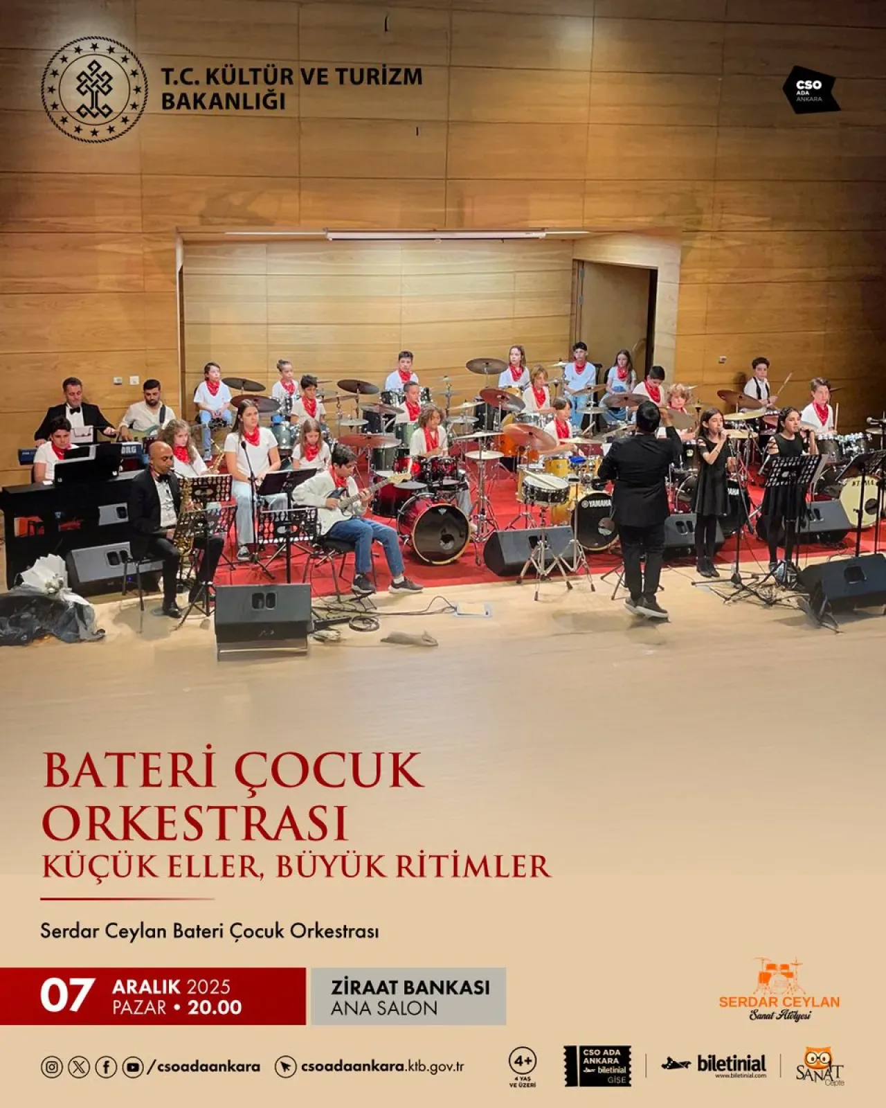 Minik Sanatçılar CSO Ada Ankara'da Sahne Alacak Minik Sanatçılar CSO Ada Ankara'da Sahne Alacak
