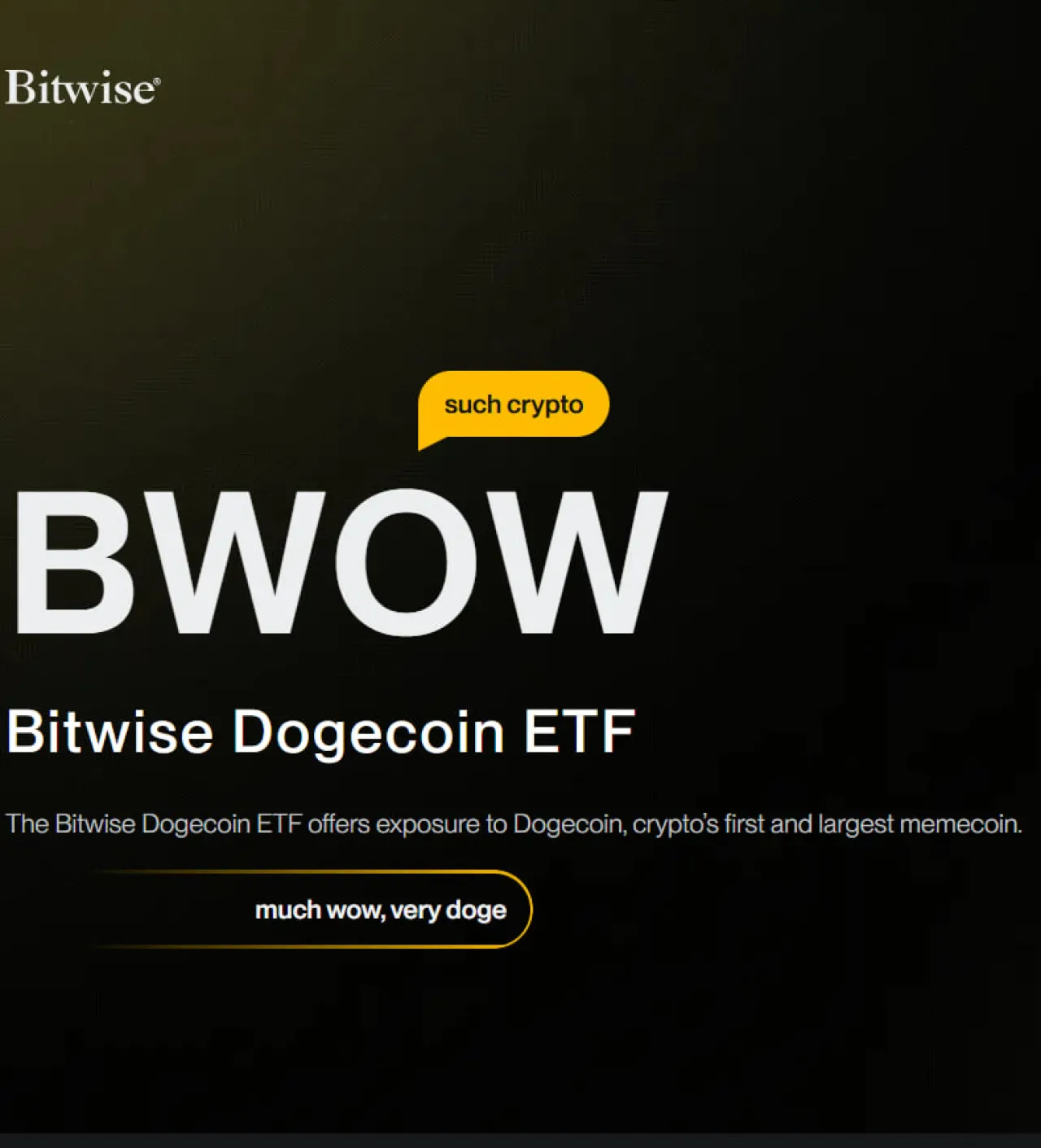 Bitwise, 16.43 Milyon DOGE Tutan Yeni Bir ETF'yi NYSE'de Hizmete Sundu Bitwise, 16.43 Milyon DOGE Tutan Yeni Bir ETF'yi NYSE'de Hizmete Sundu