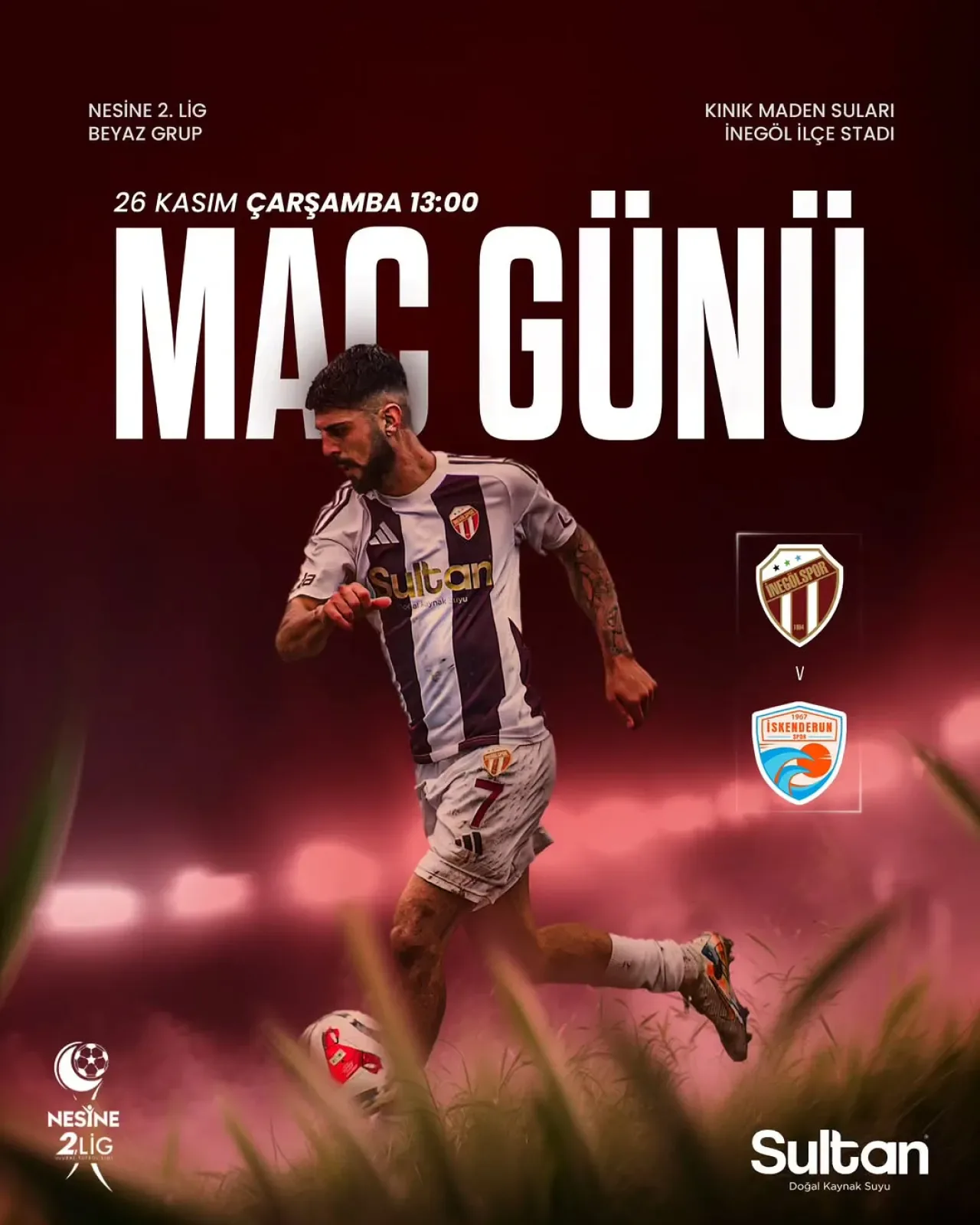 İnegölspor, Sahasında İskenderunspor'u Konuk Edecek İnegölspor, Sahasında İskenderunspor'u Konuk Edecek
