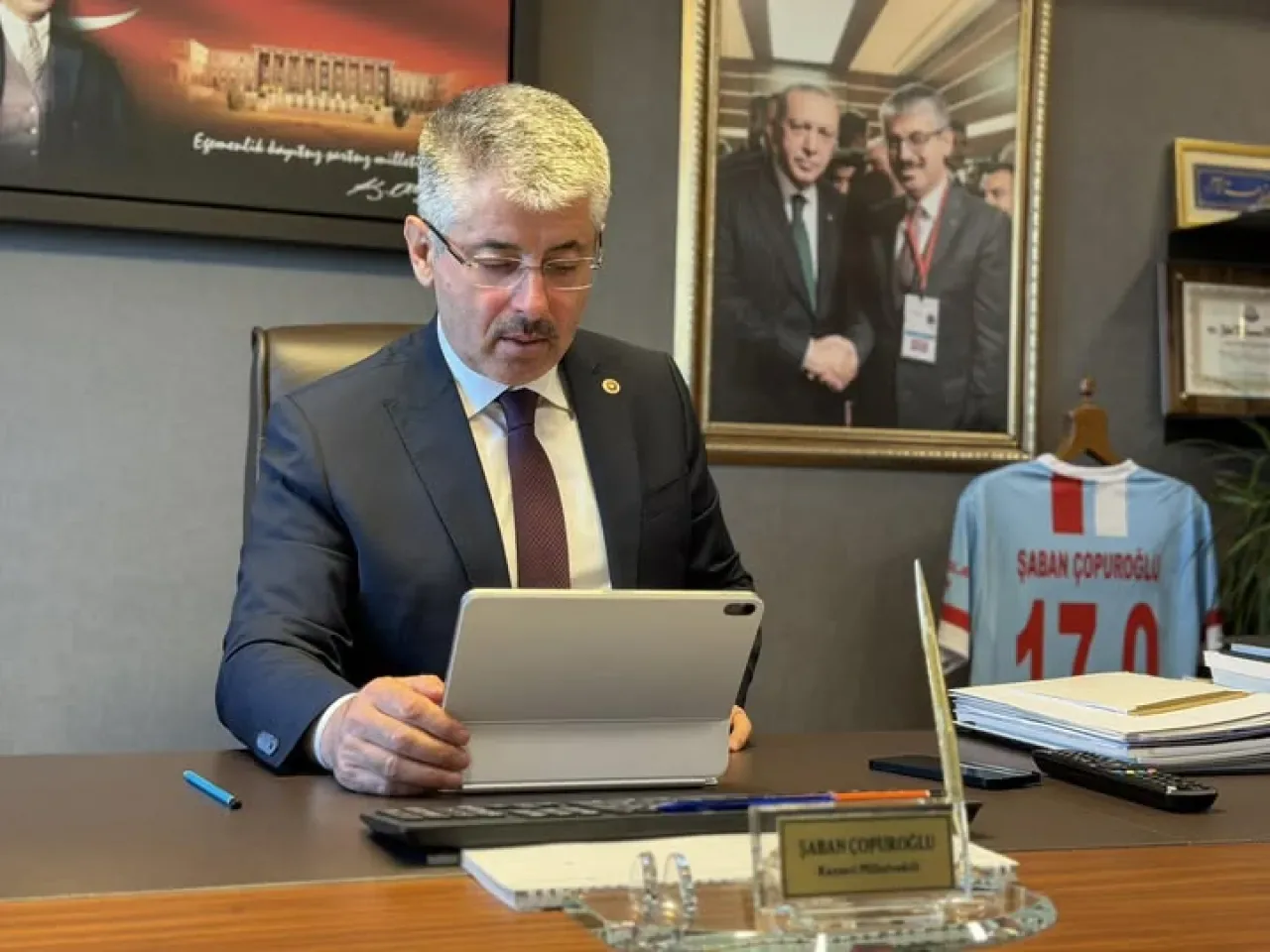 AK Parti Kayseri Milletvekili Çopuroğlu, Meclis'teki Çalışmalarını Sürdürüyor AK Parti Kayseri Milletvekili Çopuroğlu, Meclis'teki Çalışmalarını Sürdürüyor