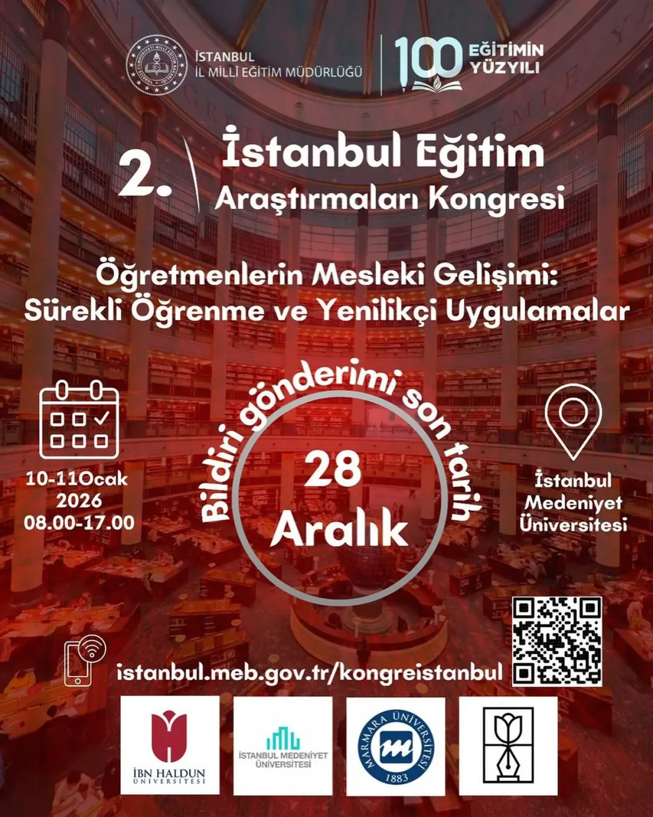 İstanbul'da Öğretmenlerin Mesleki Gelişimi İçin Kongre Başvuruları Devam Ediyor İstanbul'da Öğretmenlerin Mesleki Gelişimi İçin Kongre Başvuruları Devam Ediyor