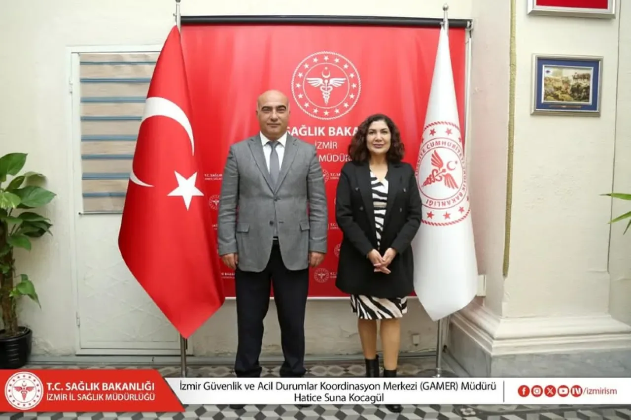 İzmir Güvenlik ve Acil Durumlar Koordinasyon Merkezi Müdürü, İl Sağlık Müdürü Kul'u Ziyaret Etti İzmir Güvenlik ve Acil Durumlar Koordinasyon Merkezi Müdürü, İl Sağlık Müdürü Kul'u Ziyaret Etti