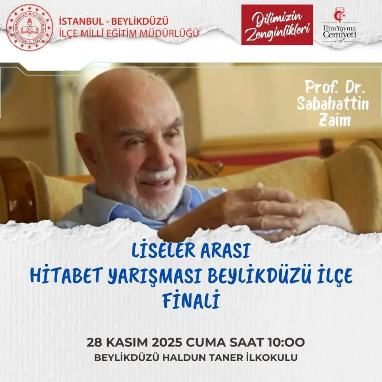 Beylikdüzü'nde Liseler Arası Hitabet Yarışması İlçe Finali Düzenlenecek Beylikdüzü'nde Liseler Arası Hitabet Yarışması İlçe Finali Düzenlenecek