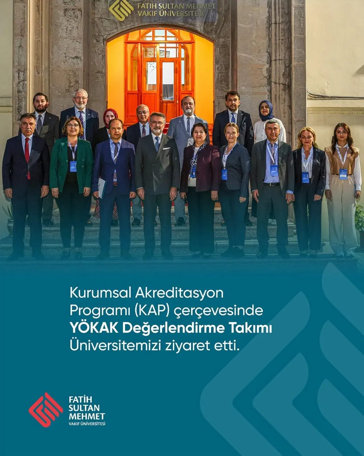 Fatih Sultan Mehmet Vakıf Üniversitesi'nde YÖKAK Saha Değerlendirmesi Gerçekleştirildi Fatih Sultan Mehmet Vakıf Üniversitesi'nde YÖKAK Saha Değerlendirmesi Gerçekleştirildi