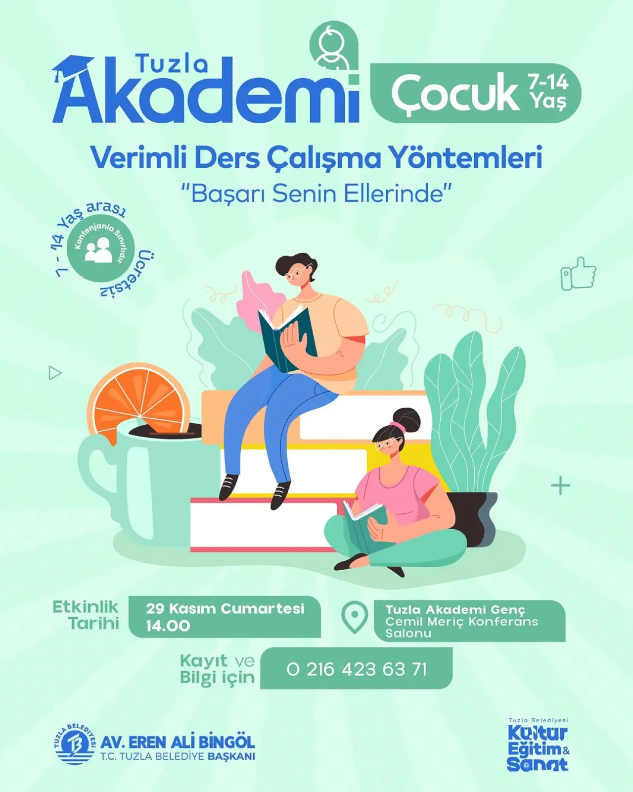 İstanbul Tuzla'da Gençlere Özel "Verimli Ders Çalışma" Semineri İstanbul Tuzla'da Gençlere Özel "Verimli Ders Çalışma" Semineri
