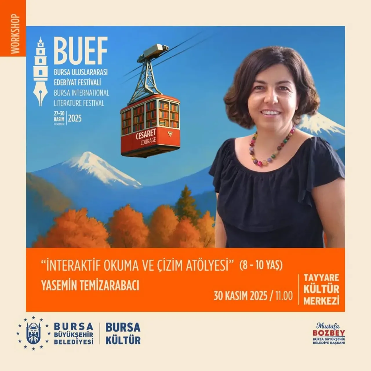 Yasemin Temizarabacı, Bursa'da Çocuklarla Buluşuyor | Kısa Boylu Zürafa ile İnteraktif Atölye Yasemin Temizarabacı, Bursa'da Çocuklarla Buluşuyor | Kısa Boylu Zürafa ile İnteraktif Atölye