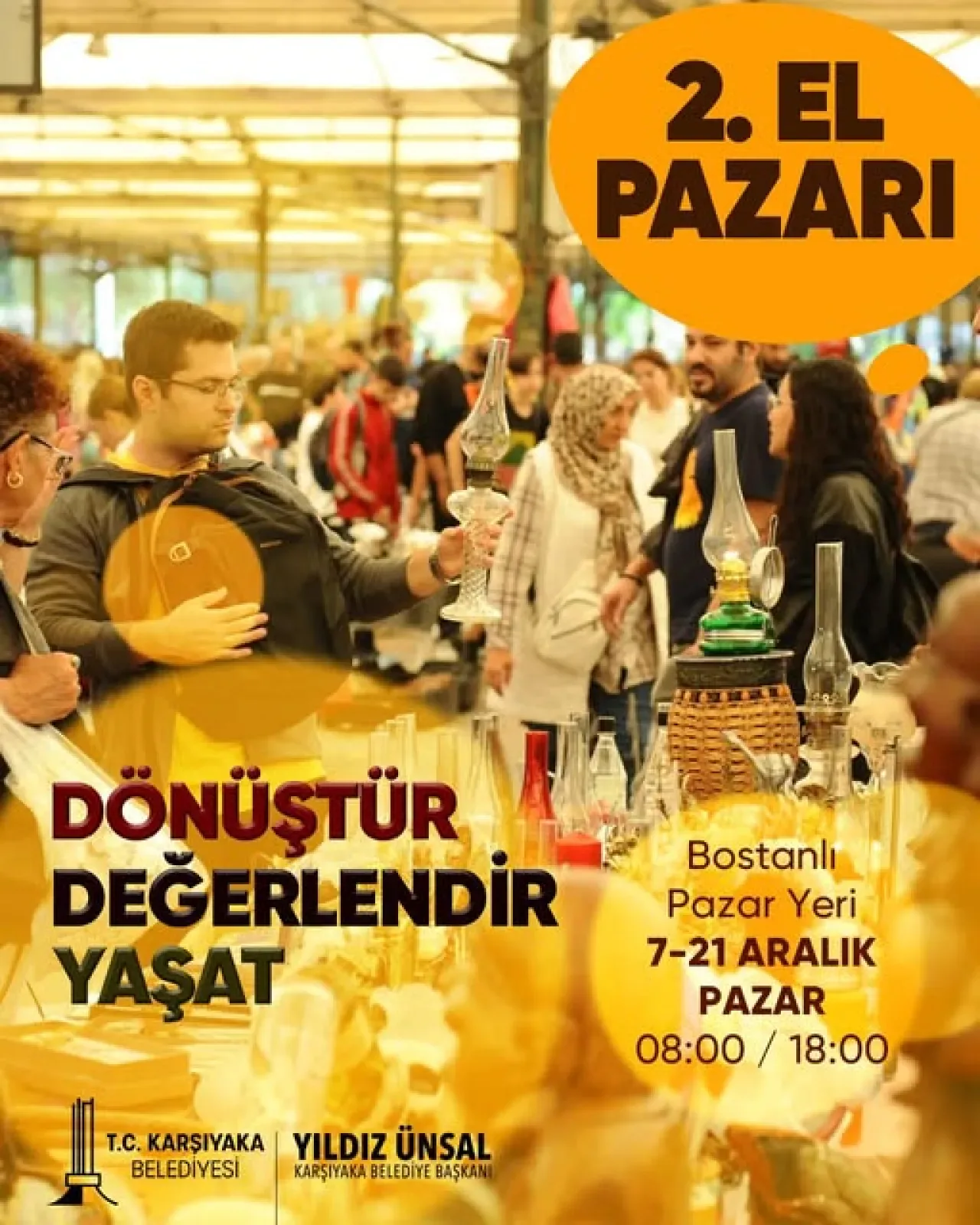 Karşıyaka Belediyesi 2. El Pazarı Başvuruları Başlıyor: Ekonomi ve Doğaya Katkı Karşıyaka Belediyesi 2. El Pazarı Başvuruları Başlıyor: Ekonomi ve Doğaya Katkı