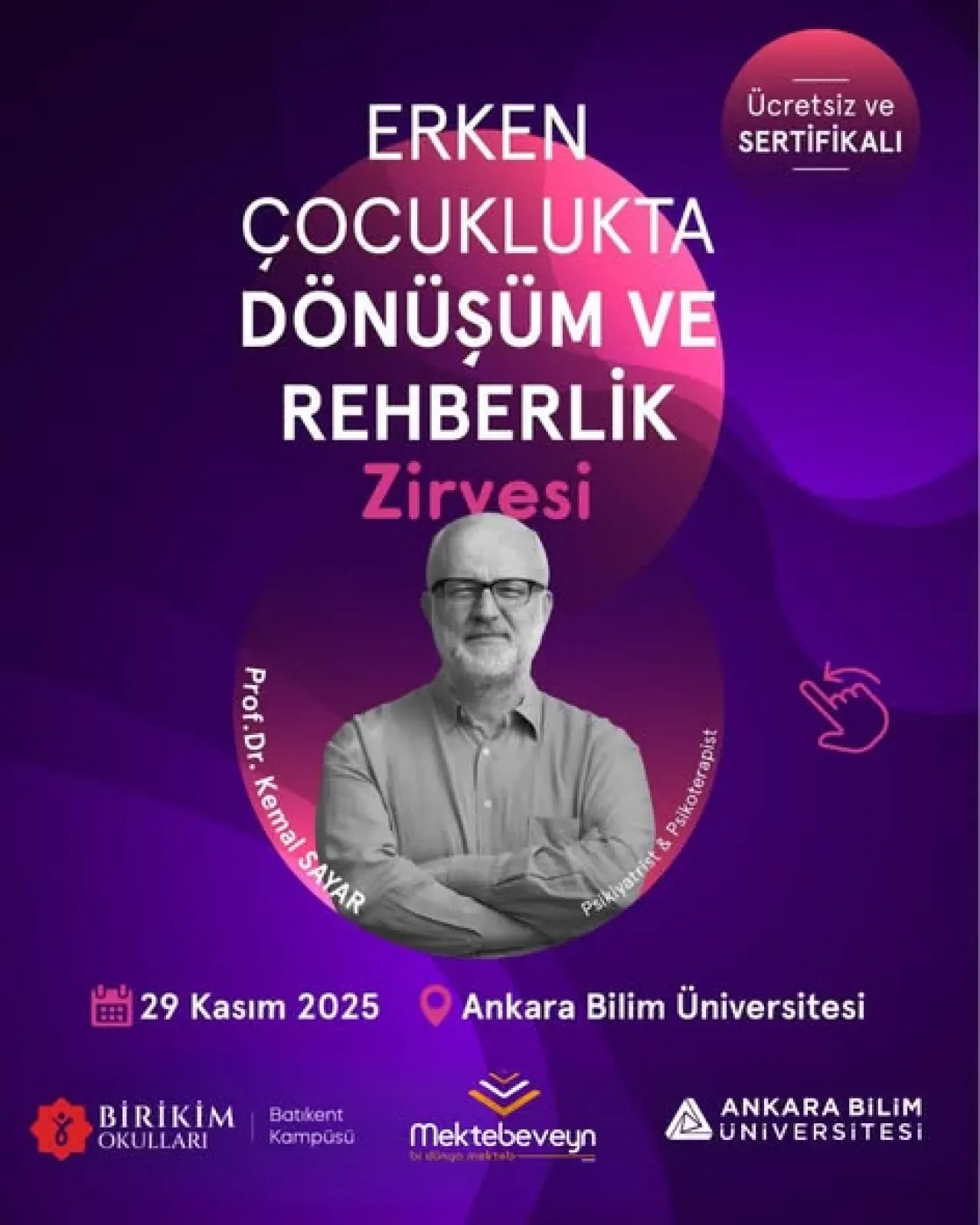 Erken Çocukluk Eğitiminde Dönüşüm ve Rehberlik Zirvesi Ankara'da Düzenleniyor Erken Çocukluk Eğitiminde Dönüşüm ve Rehberlik Zirvesi Ankara'da Düzenleniyor