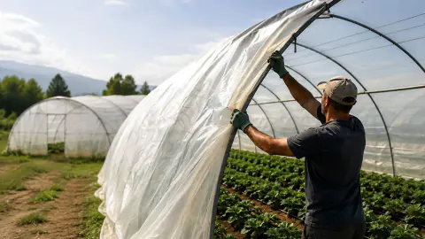 Erzincan'da Sera Üreticilerine %50 Hibeli Örtü Desteği Başladı