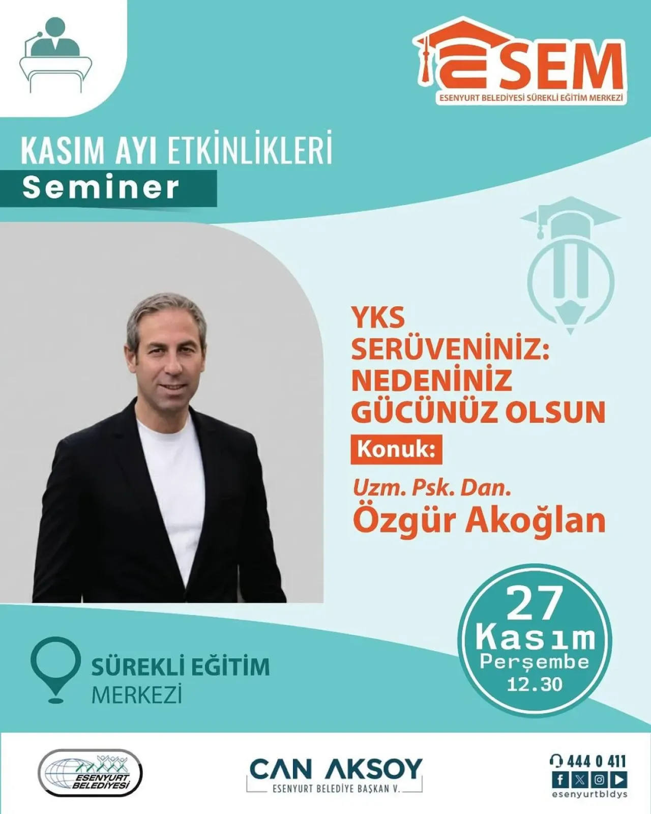 Esenyurt Belediyesi'nden YKS'ye Hazırlanan Öğrencilere Özel Motivasyon Semineri Esenyurt Belediyesi'nden YKS'ye Hazırlanan Öğrencilere Özel Motivasyon Semineri