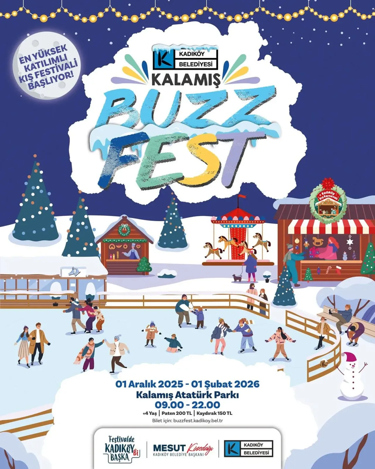 Kadıköy'de Kış Keyfi: Kalamış BuzzFest 1 Aralık'ta Başlıyor Kadıköy'de Kış Keyfi: Kalamış BuzzFest 1 Aralık'ta Başlıyor