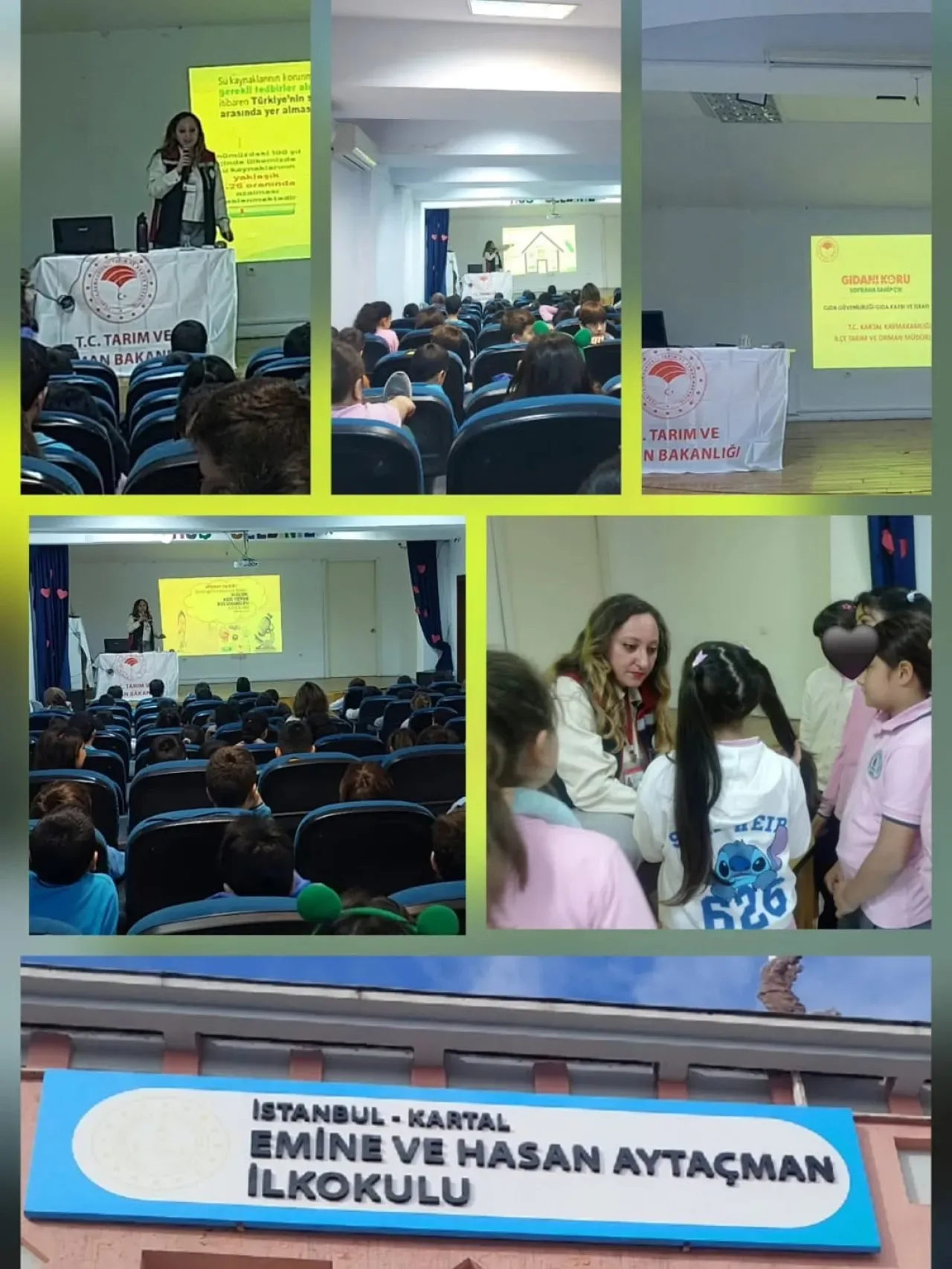 Kartal'da Öğrencilere Gıda Güvenliği ve İsrafı Eğitimi Verildi Kartal'da Öğrencilere Gıda Güvenliği ve İsrafı Eğitimi Verildi