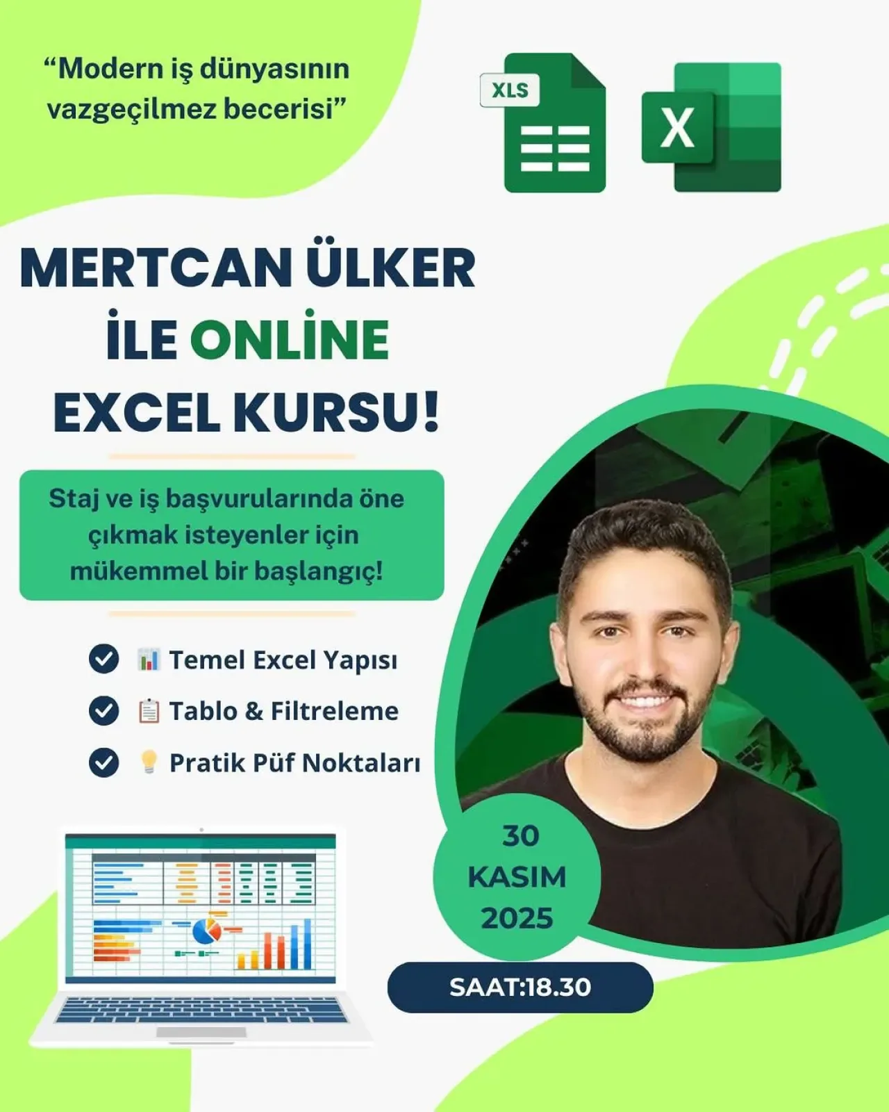 Marmara Üniversitesi'nde Online Excel Eğitimi: Staj ve İş Başvurularında Fark Yaratın Marmara Üniversitesi'nde Online Excel Eğitimi: Staj ve İş Başvurularında Fark Yaratın