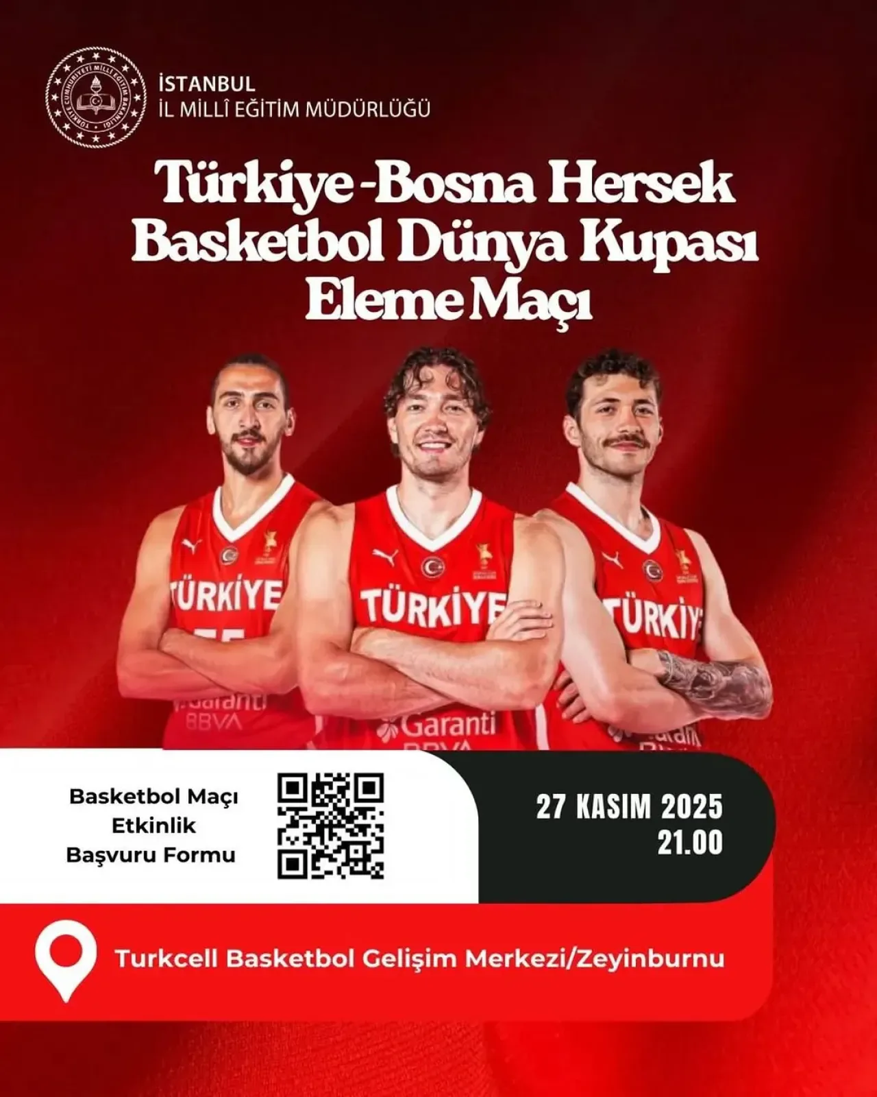 Ümraniye'deki Öğretmenler Milli Basketbol Takımını Tribünde Destekleyecek Ümraniye'deki Öğretmenler Milli Basketbol Takımını Tribünde Destekleyecek