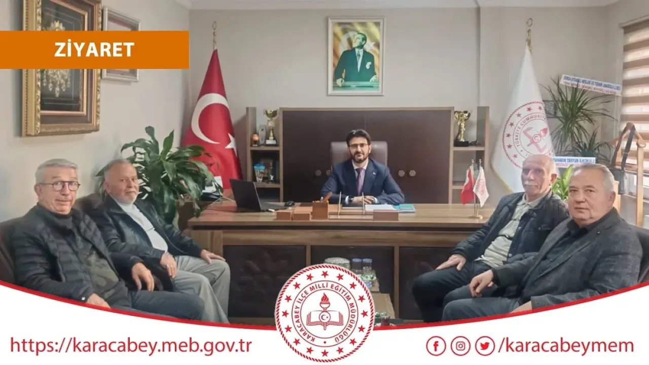 Karacabey Eğitim Derneği'nden İlçe Milli Eğitim Müdürü'ne Hayırlı Olsun Ziyareti Karacabey Eğitim Derneği'nden İlçe Milli Eğitim Müdürü'ne Hayırlı Olsun Ziyareti