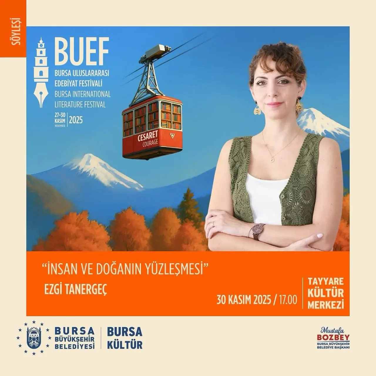 Ezgi Tanergeç'in "Tuzlu Yüz" Romanı Bursa'da Okurlarla Buluşuyor Ezgi Tanergeç'in "Tuzlu Yüz" Romanı Bursa'da Okurlarla Buluşuyor