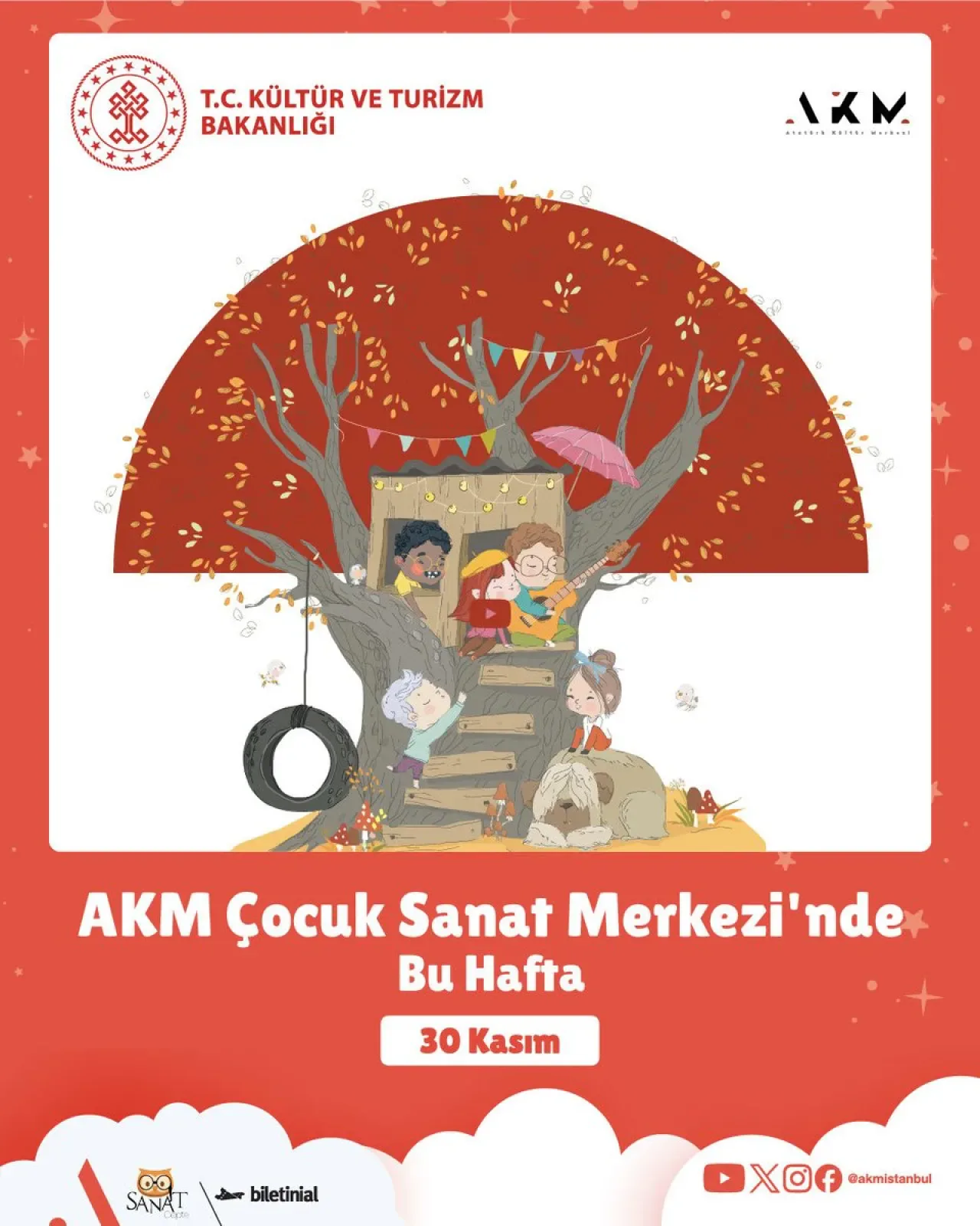 AKM Çocuk Sanat Merkezi'nde Yaratıcı Atölyeler Başlıyor AKM Çocuk Sanat Merkezi'nde Yaratıcı Atölyeler Başlıyor
