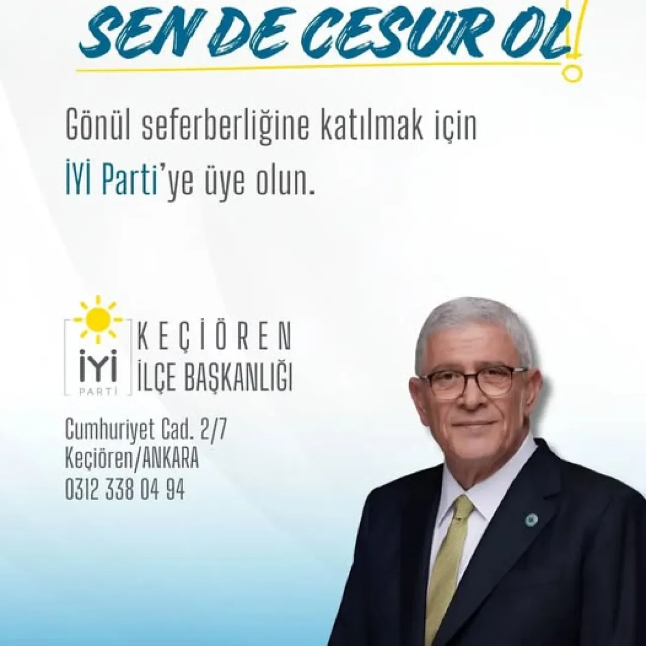 İYİ Parti Keçiören'de Vatandaşları Ülkenin İyileşmesi İçin Birlik Olmaya Çağırdı İYİ Parti Keçiören'de Vatandaşları Ülkenin İyileşmesi İçin Birlik Olmaya Çağırdı