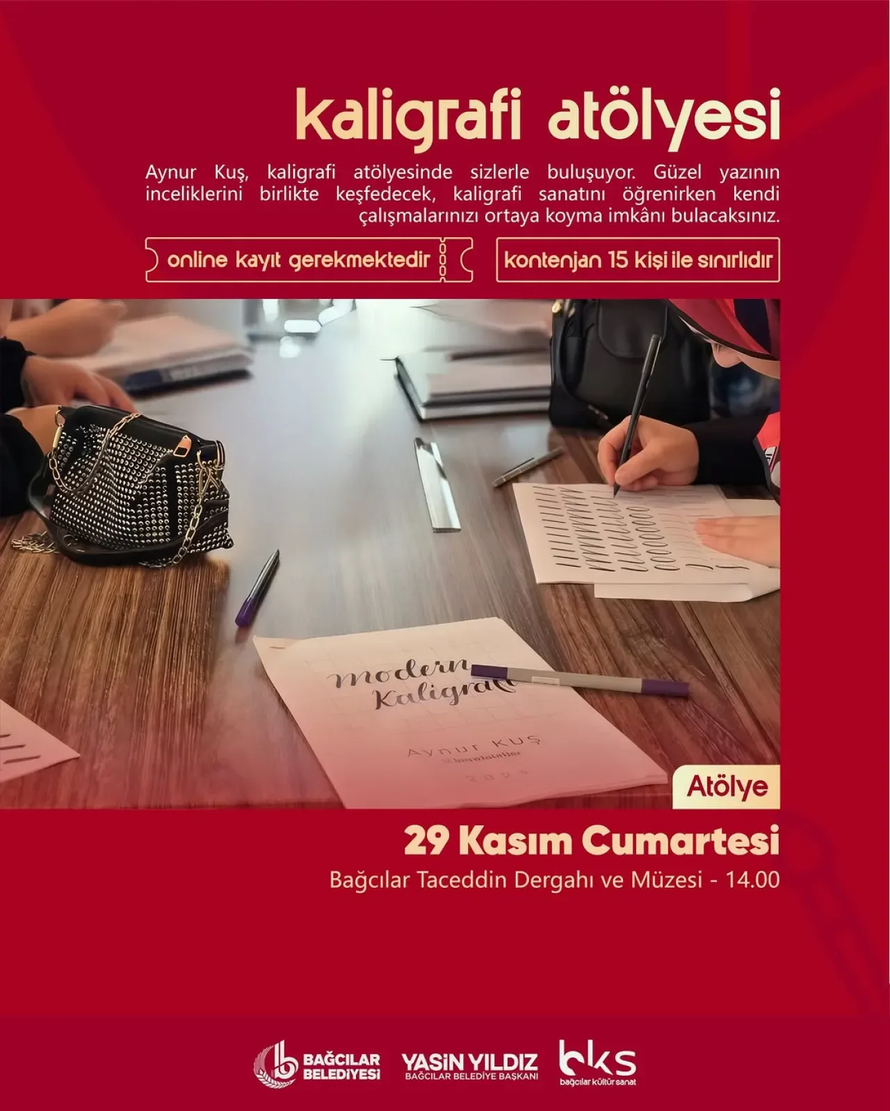 Bağcılar'da Kaligrafi Atölyesi Büyük İlgi Gördü Bağcılar'da Kaligrafi Atölyesi Büyük İlgi Gördü