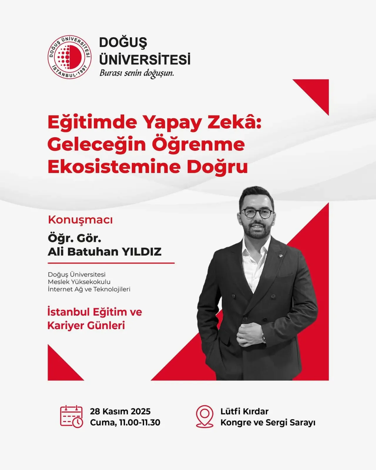 Doğuş Üniversitesi'nden Geleceğin Öğrenme Ekosistemi Açıklaması Doğuş Üniversitesi'nden Geleceğin Öğrenme Ekosistemi Açıklaması