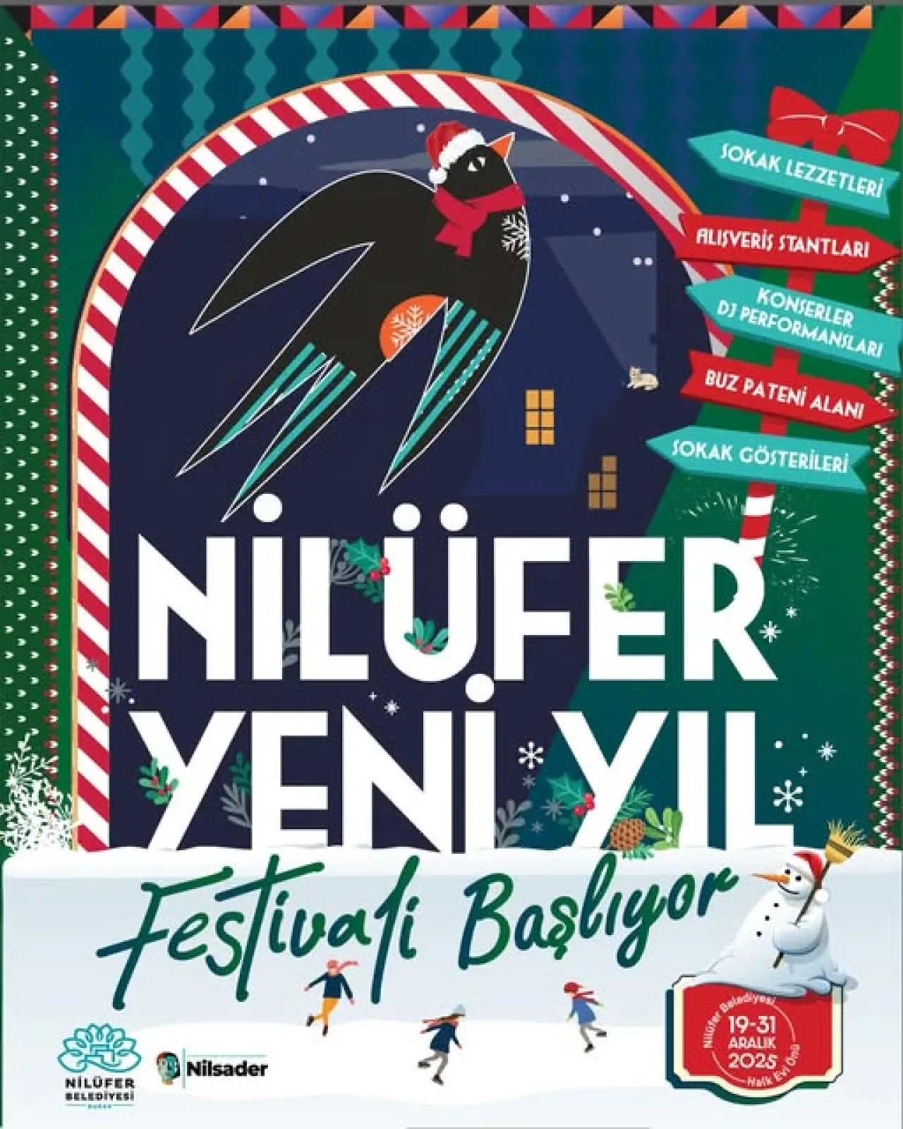 Nilüfer'de Yeni Yıl Coşkusu: 19-31 Aralık'ta Cumhuriyet Meydanı Şenlenecek Nilüfer'de Yeni Yıl Coşkusu: 19-31 Aralık'ta Cumhuriyet Meydanı Şenlenecek