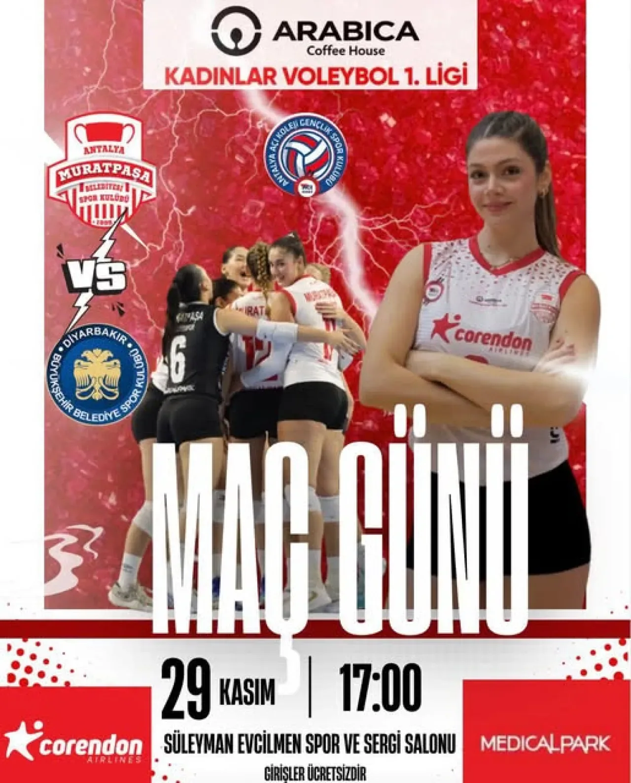 Muratpaşa Belediyesi, Voleybol Maçında Diyarbakır'ı Konuk Edecek Muratpaşa Belediyesi, Voleybol Maçında Diyarbakır'ı Konuk Edecek