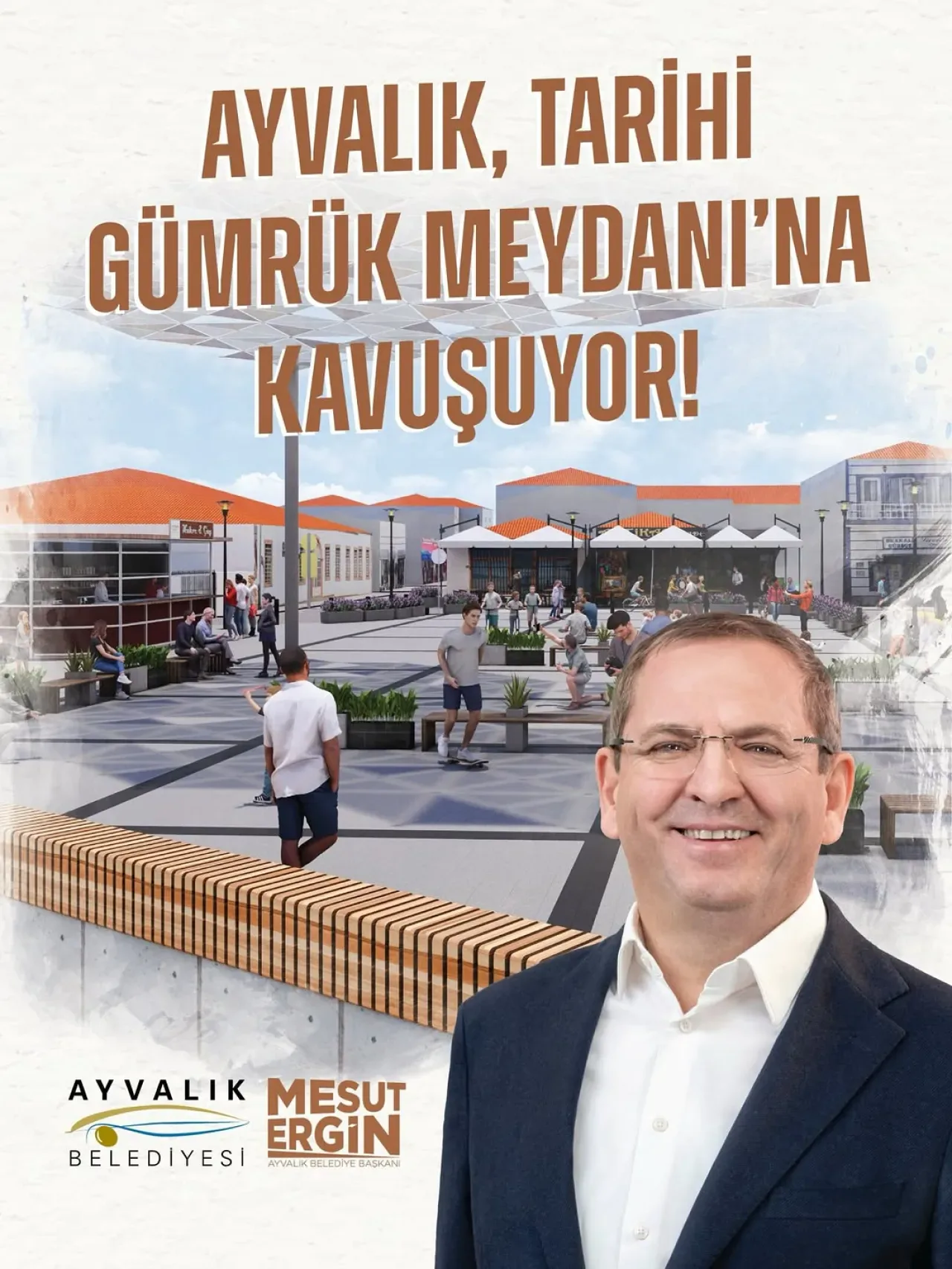 Ayvalık Tarihi Gümrük Meydanı, Yenilenen Yüzüyle Halka Açılıyor Ayvalık Tarihi Gümrük Meydanı, Yenilenen Yüzüyle Halka Açılıyor