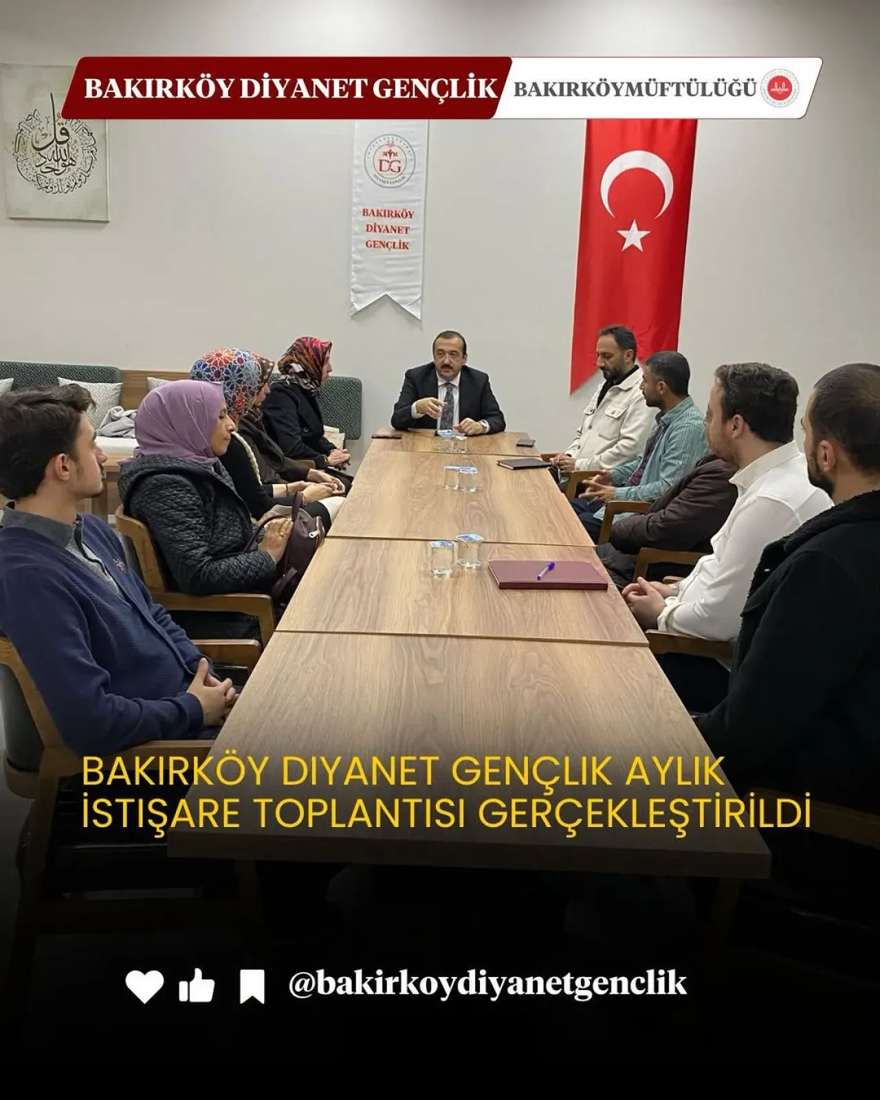Bakırköy'de Diyanet Gençlik Aylık İstişare Toplantısı Yapıldı Bakırköy'de Diyanet Gençlik Aylık İstişare Toplantısı Yapıldı