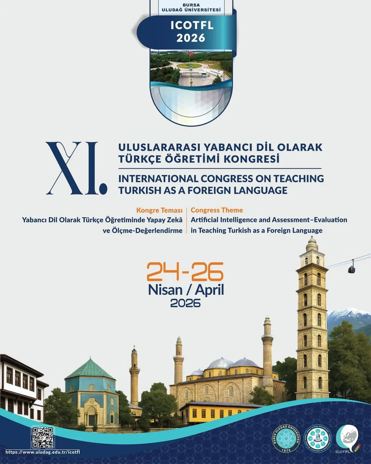 Bursa Uludağ Üniversitesi'nde Uluslararası Türkçe Öğretimi Kongresi Düzenlenecek Bursa Uludağ Üniversitesi'nde Uluslararası Türkçe Öğretimi Kongresi Düzenlenecek