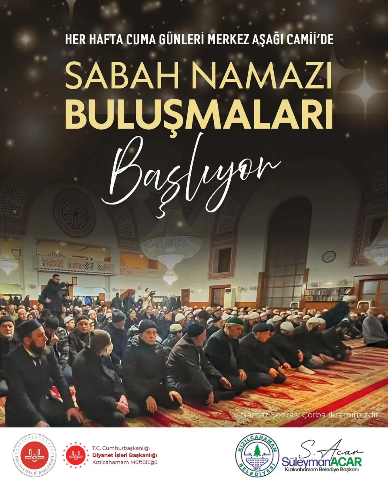 Kızılcahamam'da Cuma Sabahı Gelenek: Namaz Sonrası Çorba ve Muhabbet Buluşması Kızılcahamam'da Cuma Sabahı Gelenek: Namaz Sonrası Çorba ve Muhabbet Buluşması