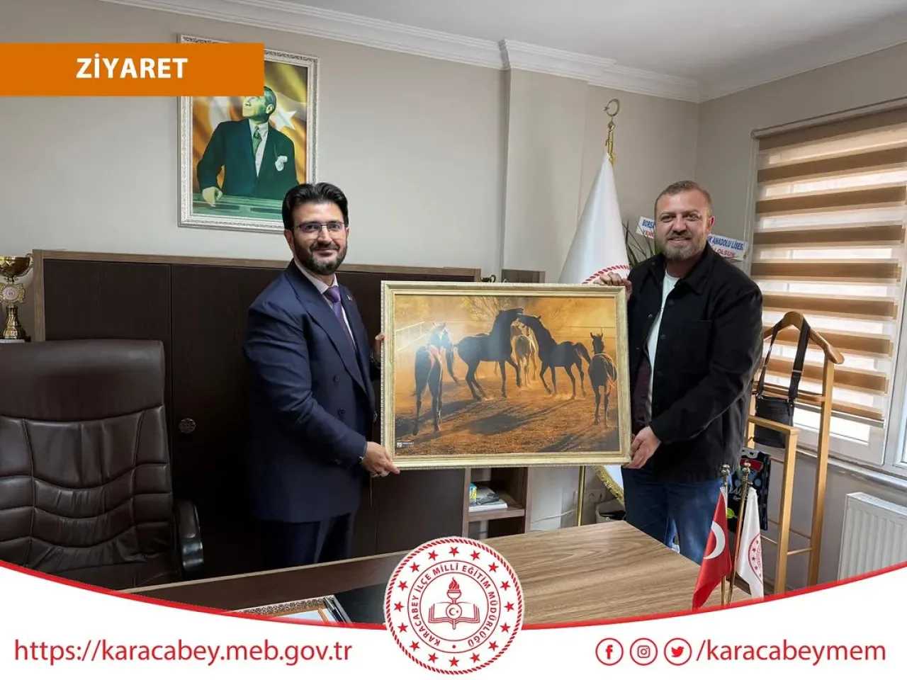 Karacabey Belediyesi'nden İlçe Milli Eğitim Müdürlüğü'ne Hayırlı Olsun Ziyareti Karacabey Belediyesi'nden İlçe Milli Eğitim Müdürlüğü'ne Hayırlı Olsun Ziyareti