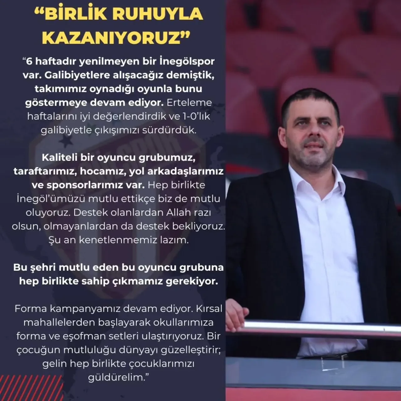 İnegölspor, 6 Haftalık Yenilmezlik Serisiyle Yükselişini Sürdürüyor İnegölspor, 6 Haftalık Yenilmezlik Serisiyle Yükselişini Sürdürüyor