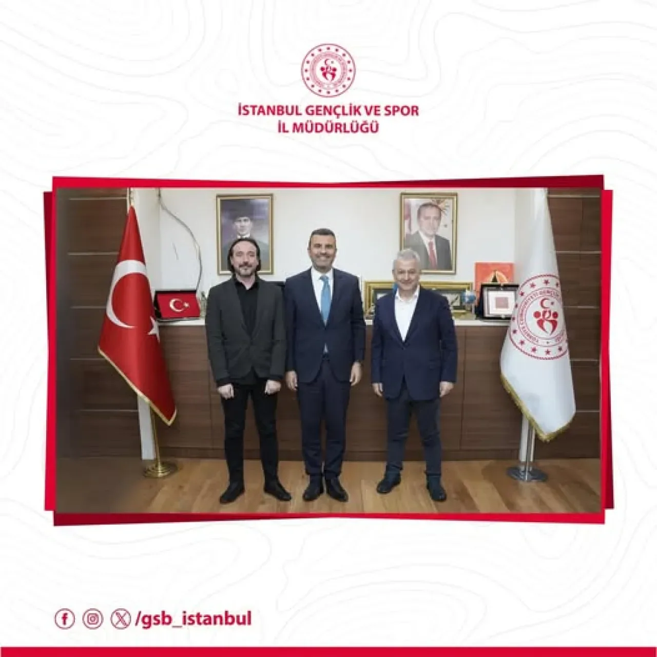 Hüseyin Güler, İstanbul Gençlik ve Spor İl Müdürlüğü'nü Ziyaret Etti Hüseyin Güler, İstanbul Gençlik ve Spor İl Müdürlüğü'nü Ziyaret Etti