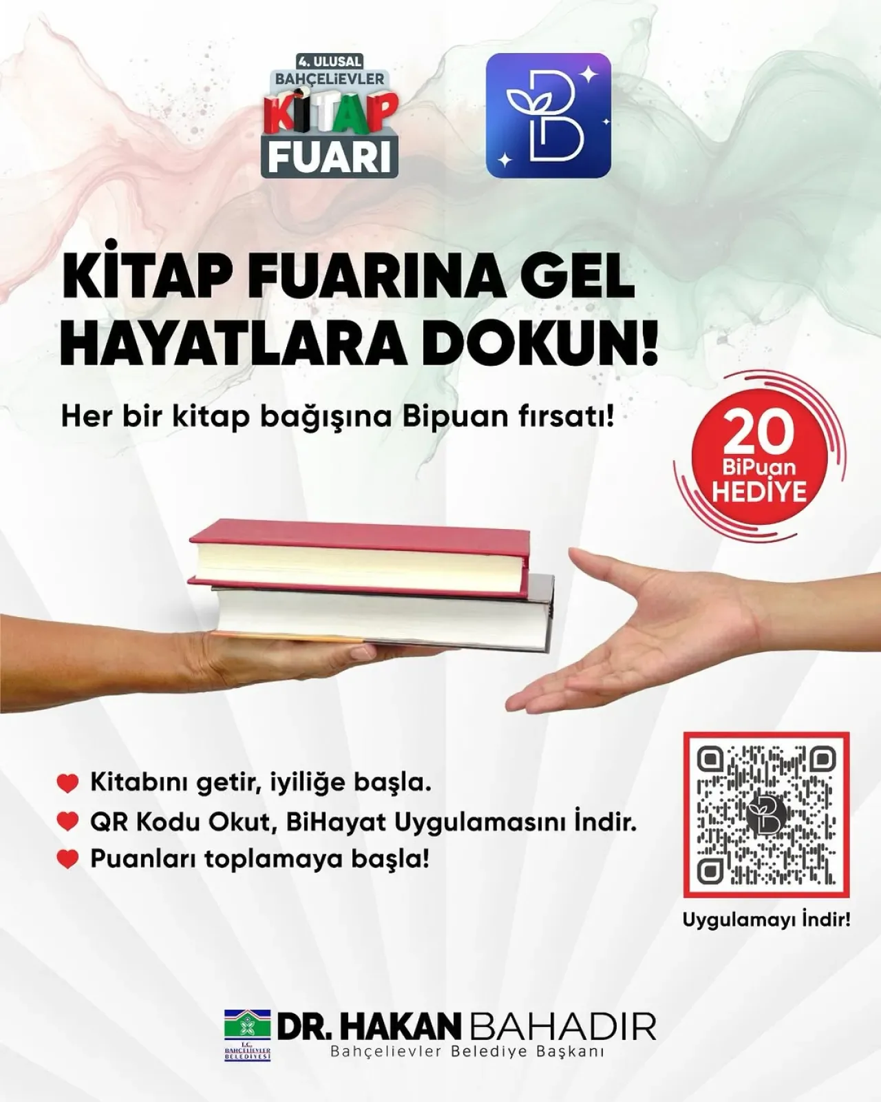 Bahçelievler Kitap Fuarı'nda Kitap Bağışı ile Hem Işık Olun Hem Puan Kazanın Bahçelievler Kitap Fuarı'nda Kitap Bağışı ile Hem Işık Olun Hem Puan Kazanın