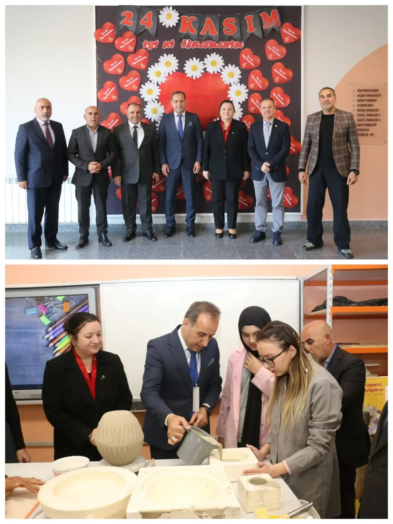 İstanbul'da Özel Eğitim ve Meslek Lisesi Öğrencileri Seramik Atölyesinde Buluştu İstanbul'da Özel Eğitim ve Meslek Lisesi Öğrencileri Seramik Atölyesinde Buluştu