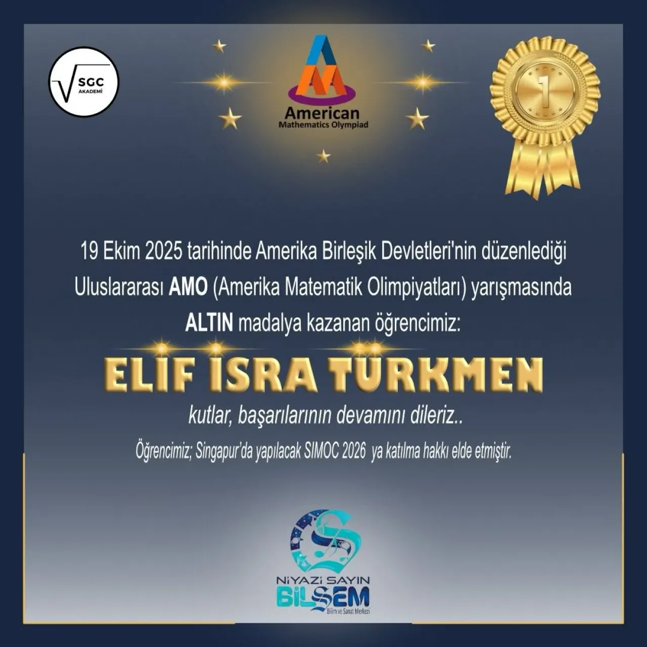 Sancaktepe BİLSEM Öğrencileri Bilim Yarışmalarında Madalyalarla Döndü Sancaktepe BİLSEM Öğrencileri Bilim Yarışmalarında Madalyalarla Döndü