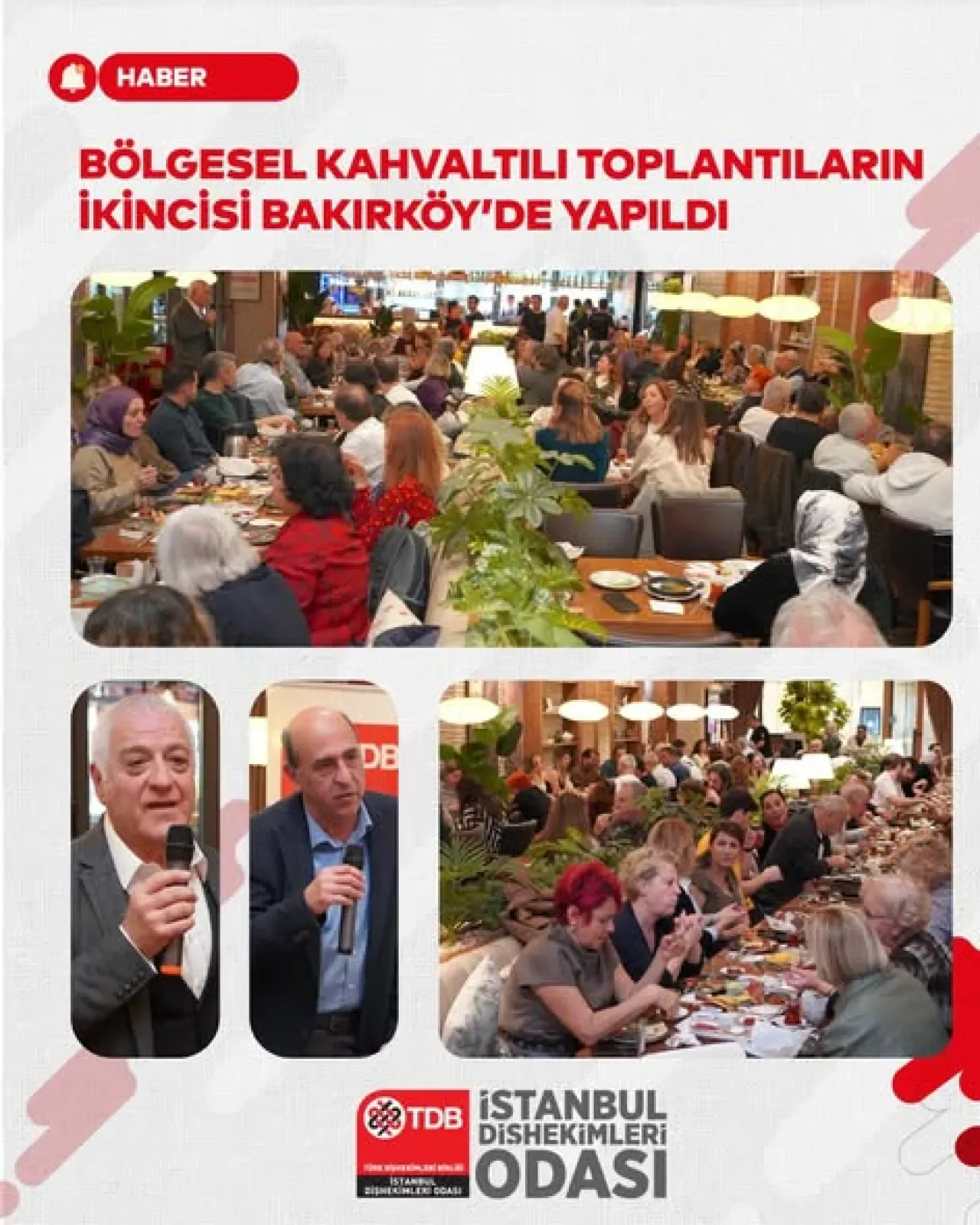 İstanbul Dişhekimleri Odası, Bakırköy'de Bölgesel Toplantı Düzenledi İstanbul Dişhekimleri Odası, Bakırköy'de Bölgesel Toplantı Düzenledi