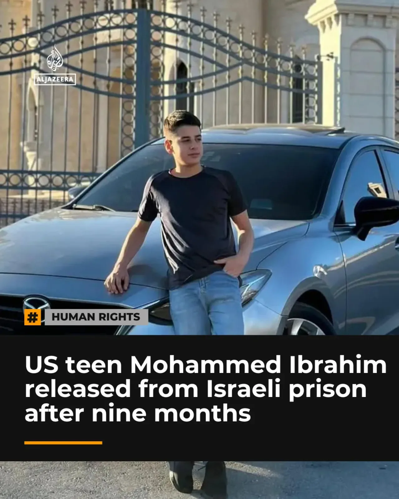 Filistinli Amerikalı Genç Mohammed Ibrahim, 9 Aylık İsrail Gözaltısından Sonra Ailesine Kavuştu Filistinli Amerikalı Genç Mohammed Ibrahim, 9 Aylık İsrail Gözaltısından Sonra Ailesine Kavuştu