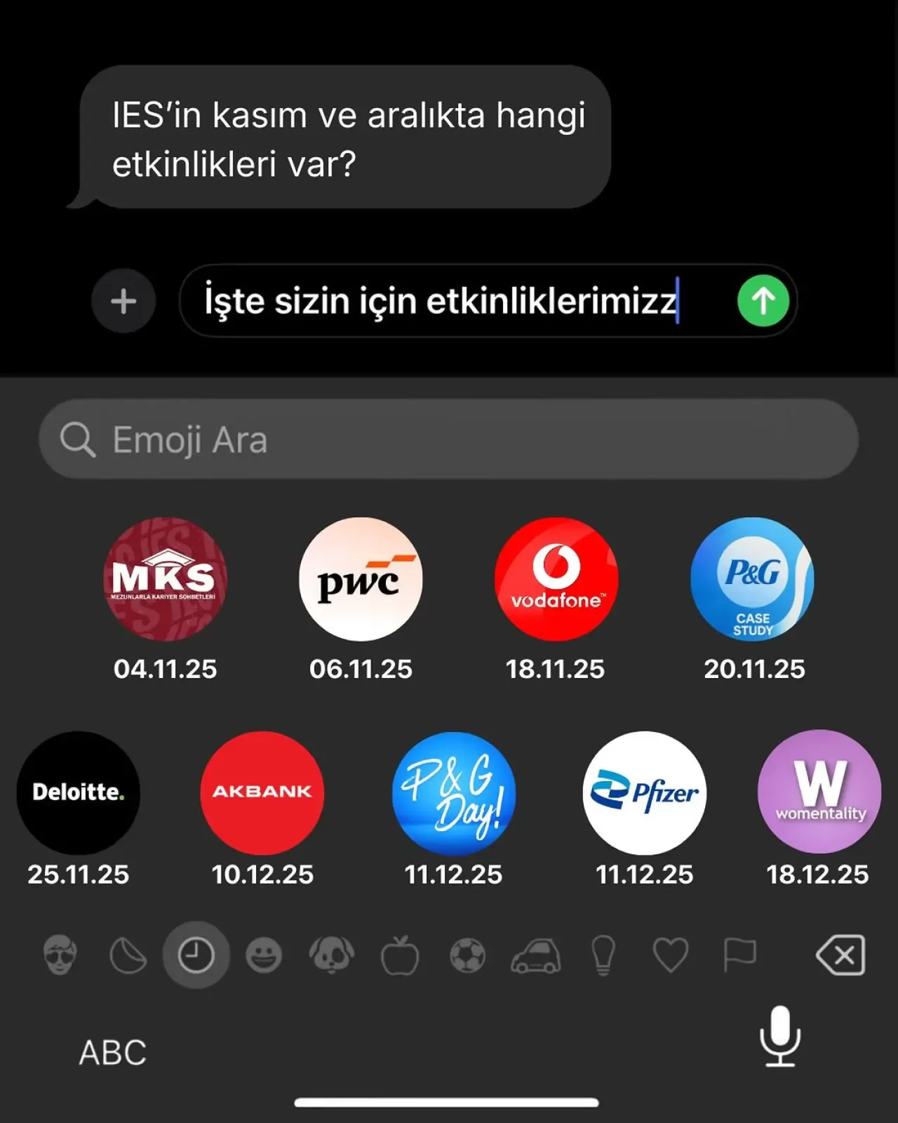 Sabancı Üniversitesi Endüstri Mühendisliği Topluluğu Aralık Ayında Etkinliklere Hazırlanıyor Sabancı Üniversitesi Endüstri Mühendisliği Topluluğu Aralık Ayında Etkinliklere Hazırlanıyor