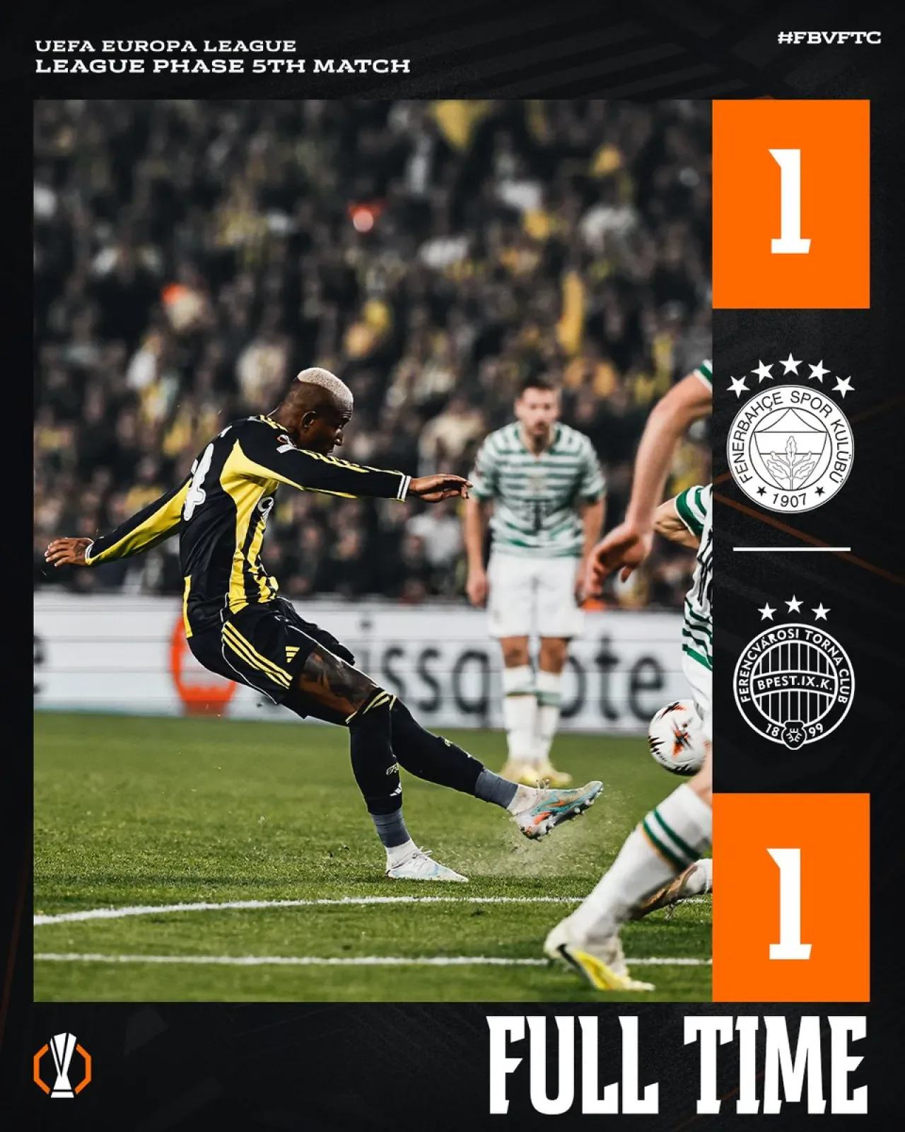 Fenerbahçe, Ferencváros Beraberliği ile Avrupa Yolculuğuna Devam Etti Fenerbahçe, Ferencváros Beraberliği ile Avrupa Yolculuğuna Devam Etti