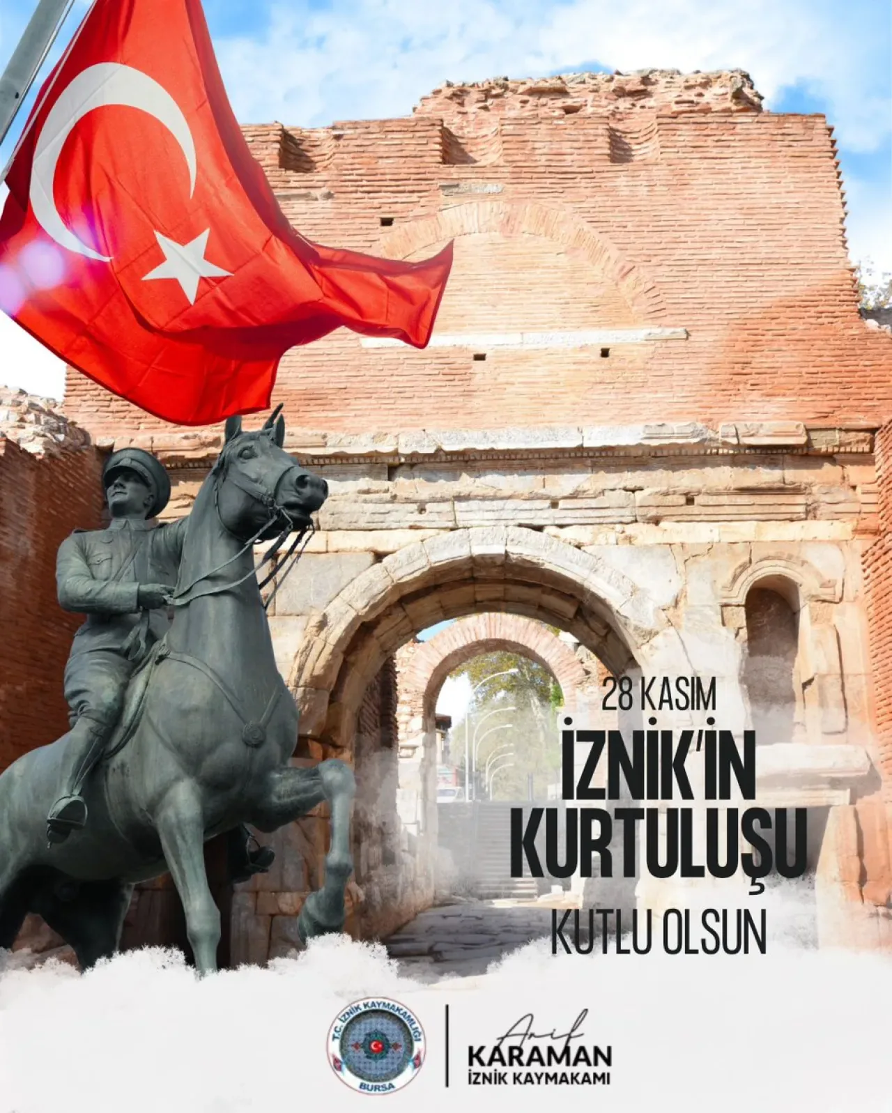 İznik'in Kurtuluşunun 105. Yılı Coşkuyla Kutlandı İznik'in Kurtuluşunun 105. Yılı Coşkuyla Kutlandı