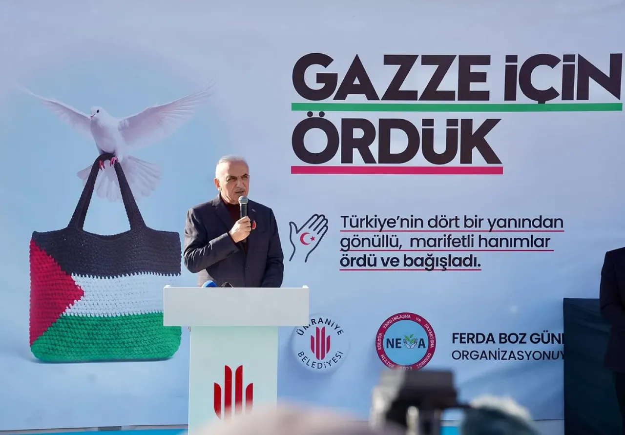 Ümraniye Belediyesi "Gazze İçin Ördük" Sergisi Açtı Ümraniye Belediyesi "Gazze İçin Ördük" Sergisi Açtı