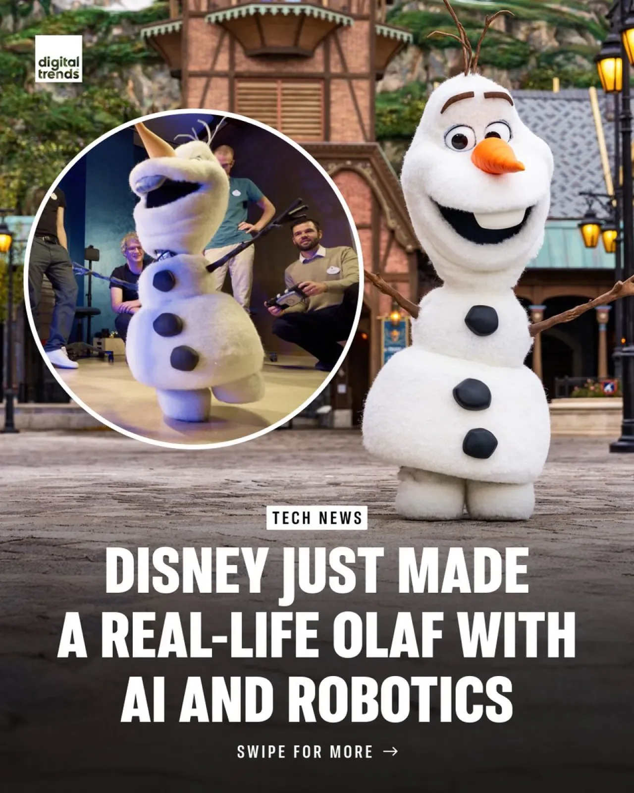 Disney'nin Yeni Robotu Olaf, Yapay Zeka ile Gerçek Zamanlı Etkileşime Giriyor Disney'nin Yeni Robotu Olaf, Yapay Zeka ile Gerçek Zamanlı Etkileşime Giriyor